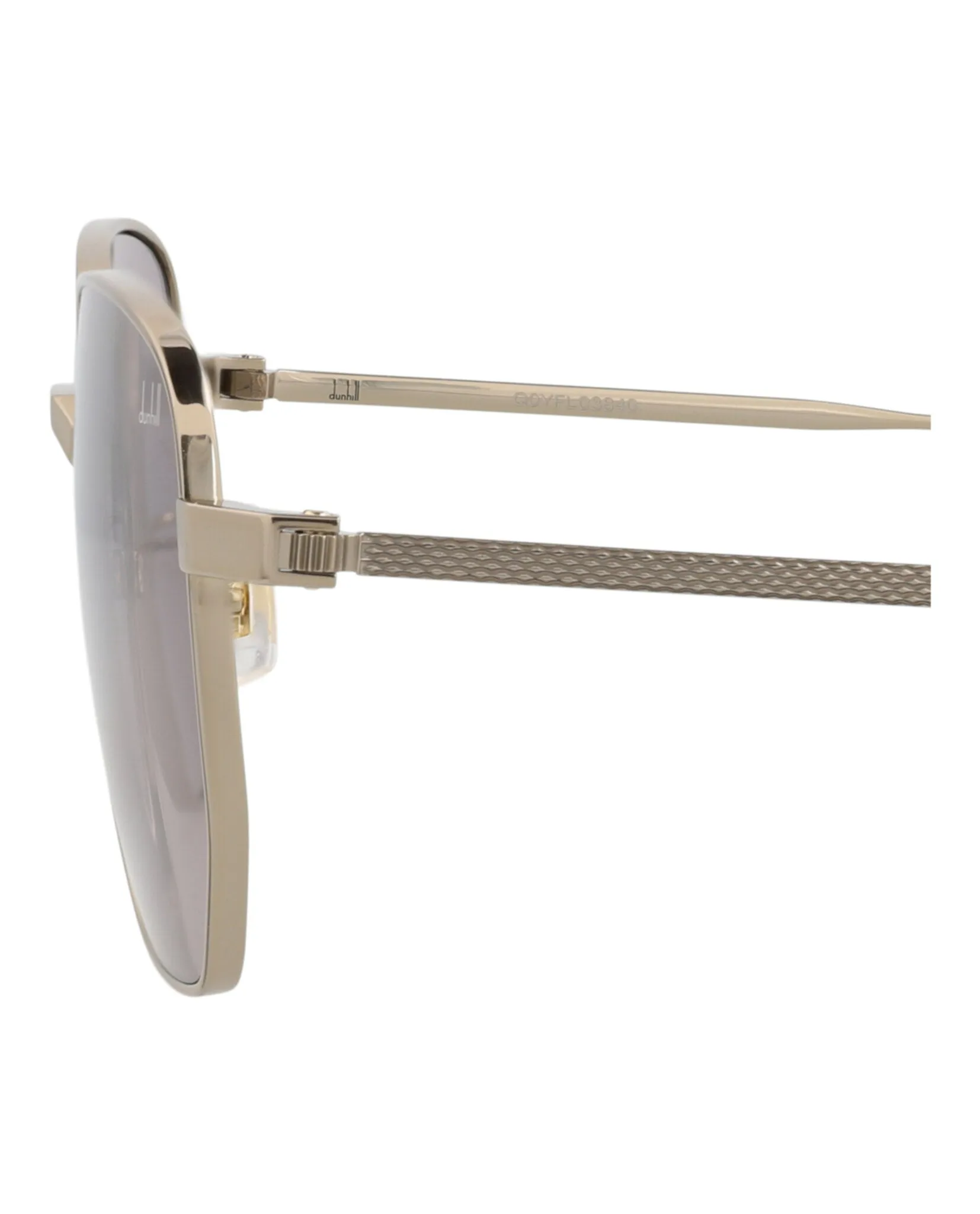 Dunhill DU 0051S 30012587 002 Square Metal Gold Sunglasses with Violet Lens sold by Gaffos product image thumbnail 4