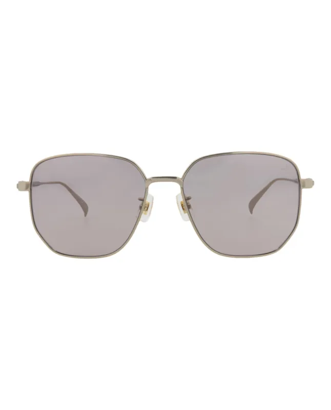 Dunhill DU 0051S 30012587 002 Square Metal Gold Sunglasses with Violet Lens sold by Gaffos