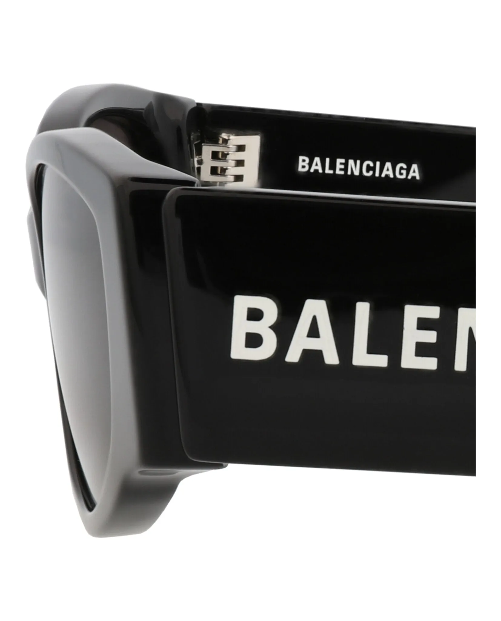 Balenciaga BB 0258S 30013963 007 Cat-Eye Plastic Black Sunglasses with Grey Lens sold by Gaffos product image thumbnail 4