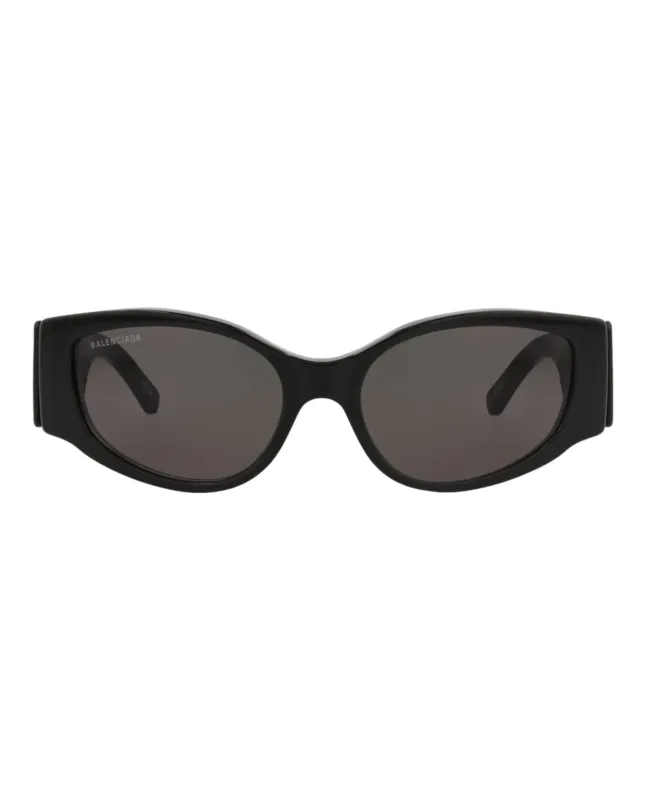 Balenciaga BB 0258S 30013963 007 Cat-Eye Plastic Black Sunglasses with Grey Lens sold by Gaffos