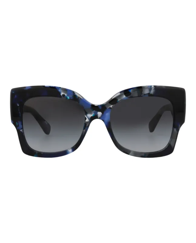 Chloé CH 0252S 30015701 004 Square Plastic Blue Sunglasses with Grey Lens sold by Gaffos