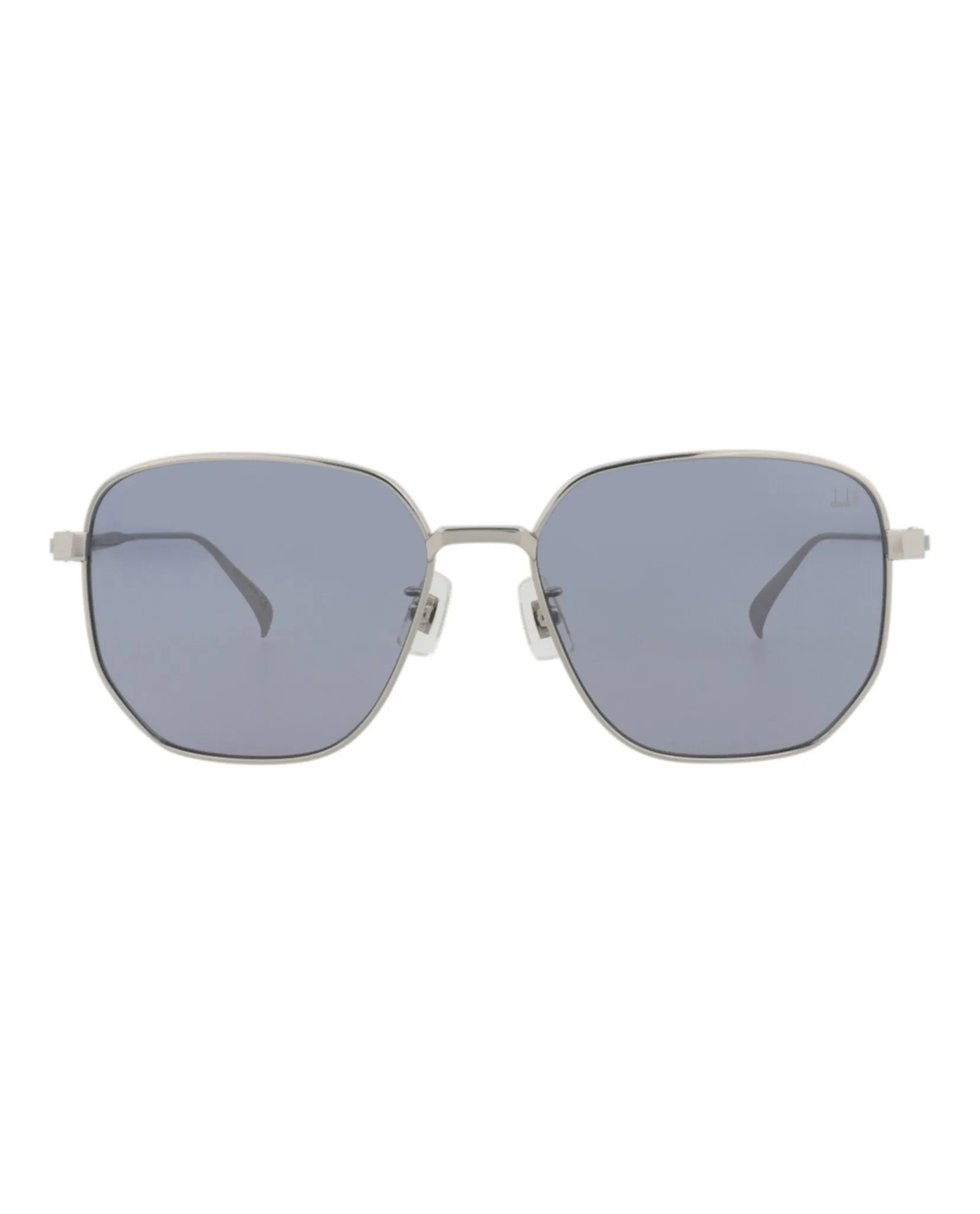 Dunhill DU 0051S 30012587 004 Square Metal Silver Sunglasses with Blue Lens sold by Gaffos