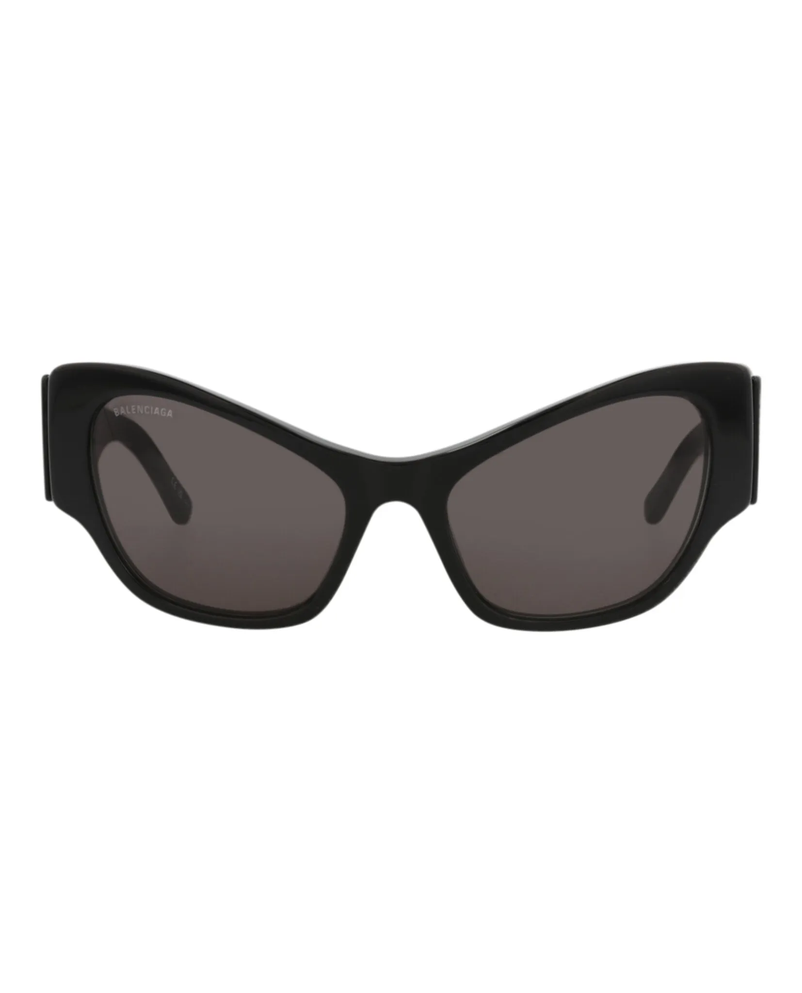 Balenciaga BB 0259S 30013976 001 Cat-Eye Plastic Black Sunglasses with Grey Lens sold by Gaffos