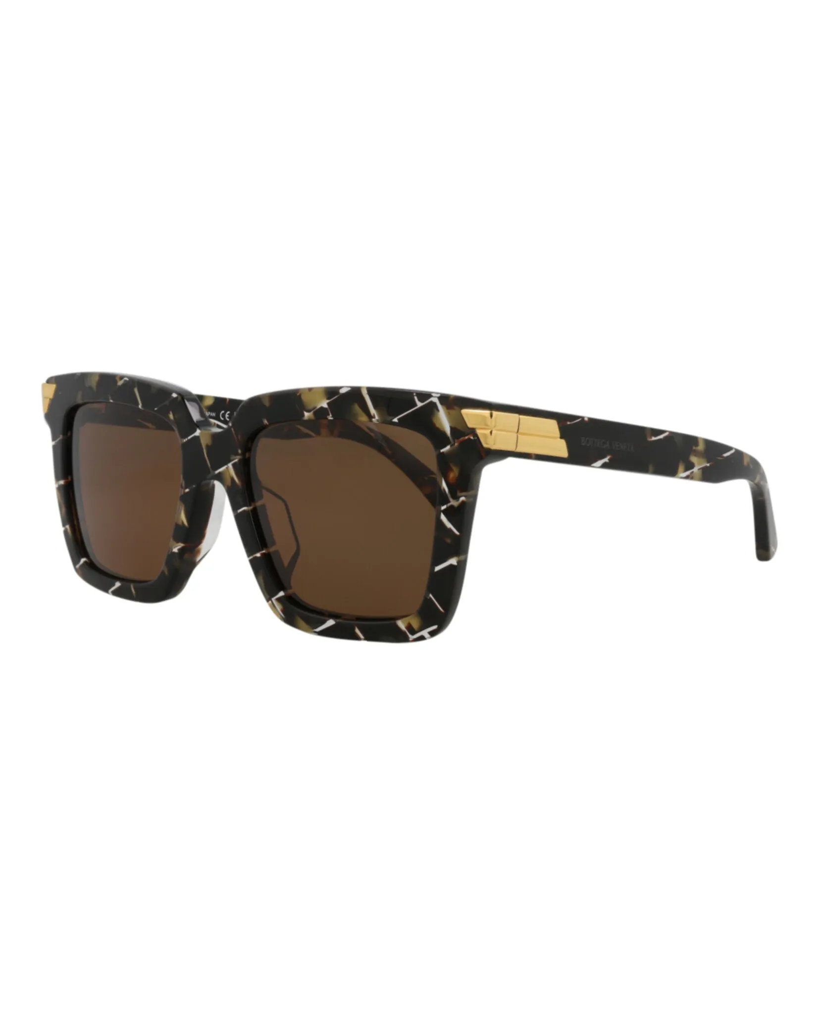 Bottega Veneta BV 1005SA 30008864 002 Square Plastic Havana Sunglasses with Brown Lens sold by Gaffos product image thumbnail 2