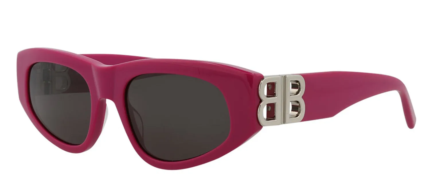 Balenciaga BB 0095S 30008868 017 Cat-Eye Plastic Silver Sunglasses with Grey Lens sold by Gaffos product image thumbnail 2