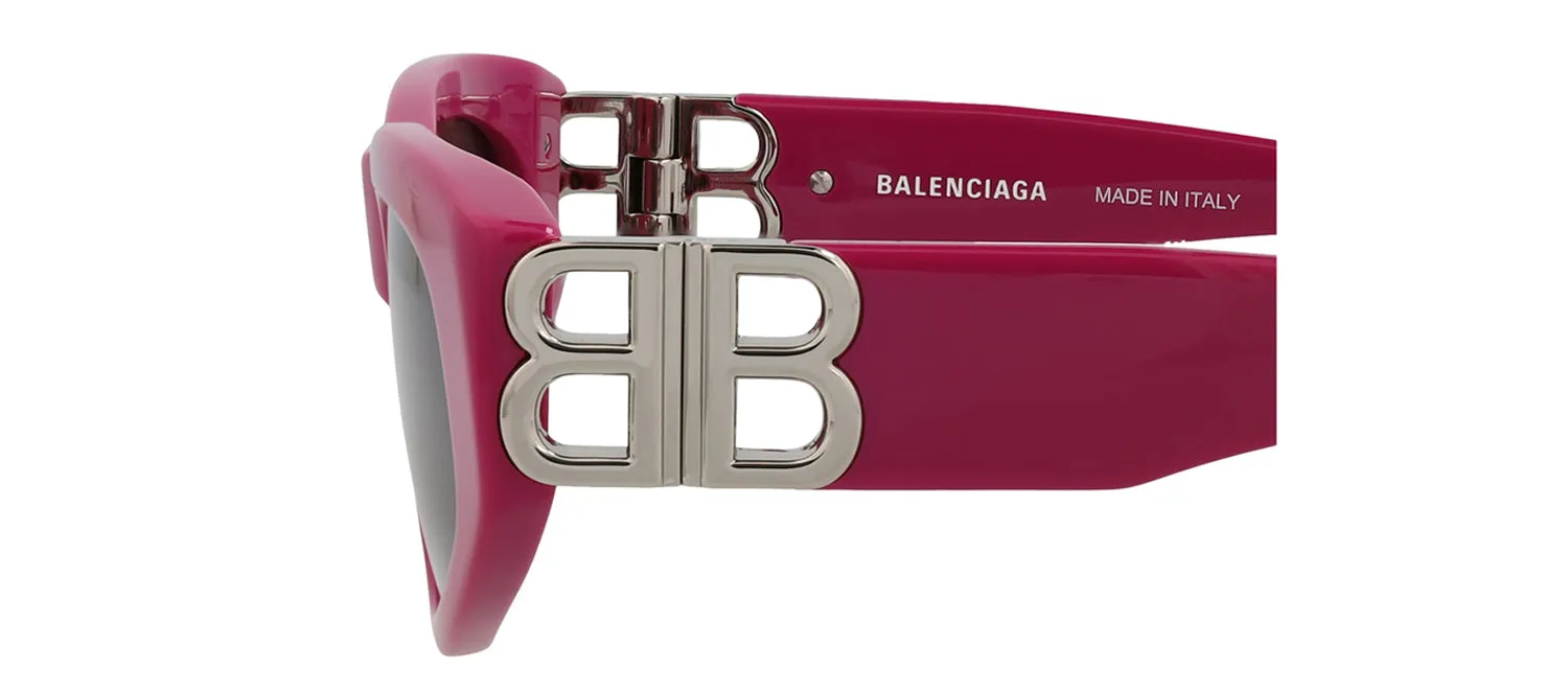 Balenciaga BB 0095S 30008868 017 Cat-Eye Plastic Silver Sunglasses with Grey Lens sold by Gaffos product image thumbnail 4