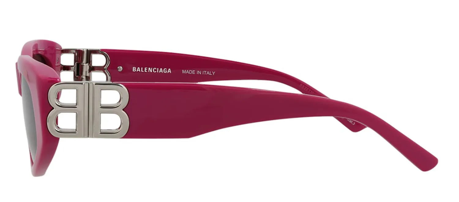 Balenciaga BB 0095S 30008868 017 Cat-Eye Plastic Silver Sunglasses with Grey Lens sold by Gaffos product image thumbnail 3