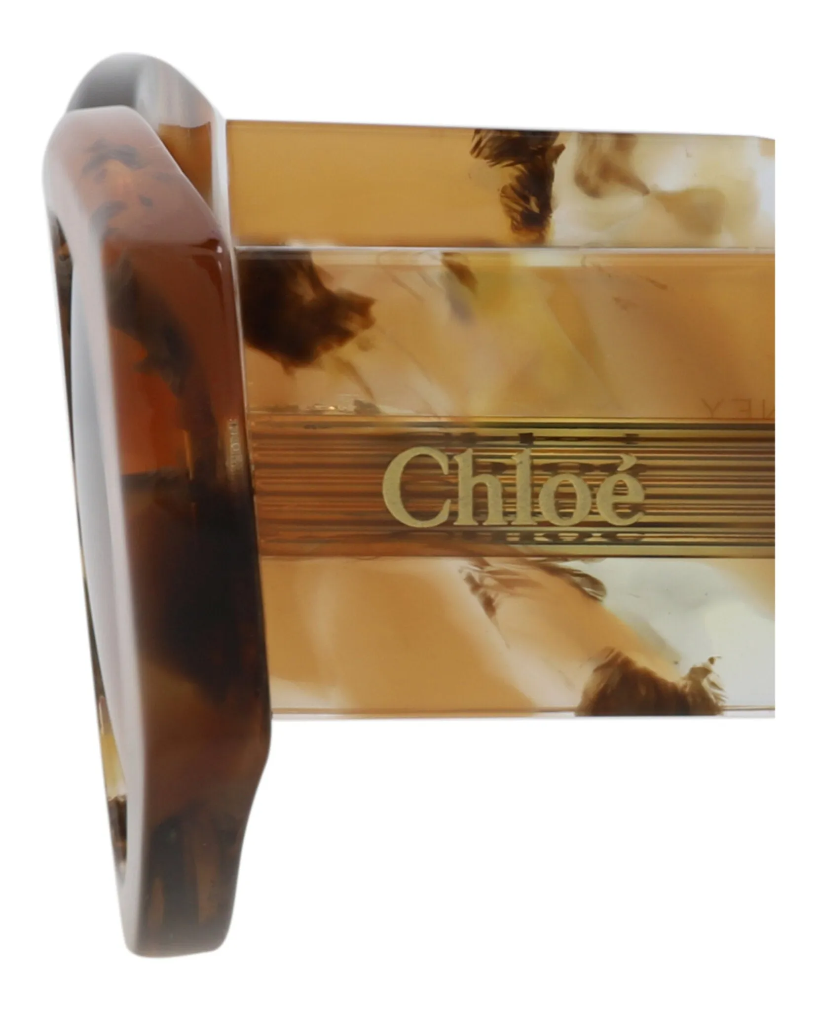 Chloé CH 0251S 30015700 008 Round Plastic Havana Sunglasses with Brown Lens sold by Gaffos product image thumbnail 4
