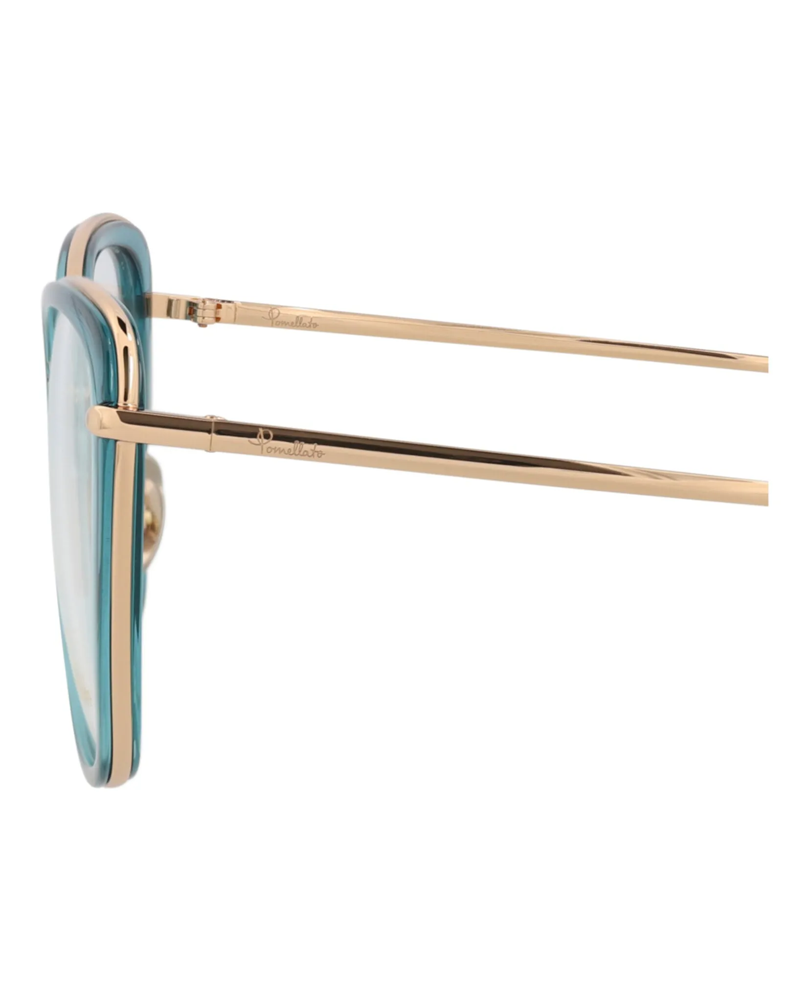 Pomellato PM 0084O 30008667 001 Cat-Eye Plastic Gold Optical Frames with Transparent Lens sold by Gaffos product image thumbnail 4