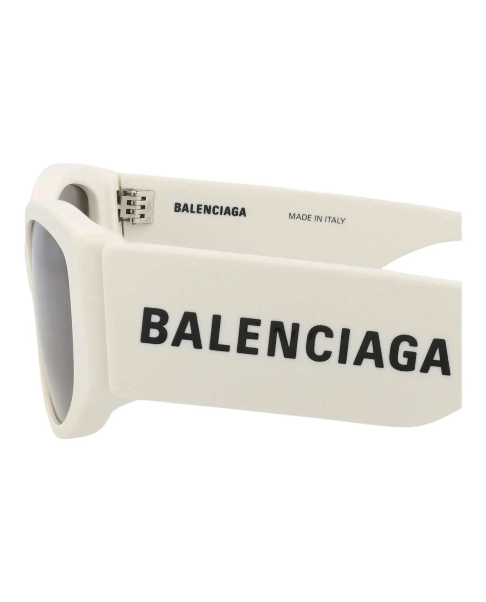Balenciaga BB 0258S 30013963 003 Cat-Eye Plastic White Sunglasses with Grey Lens sold by Gaffos product image thumbnail 4