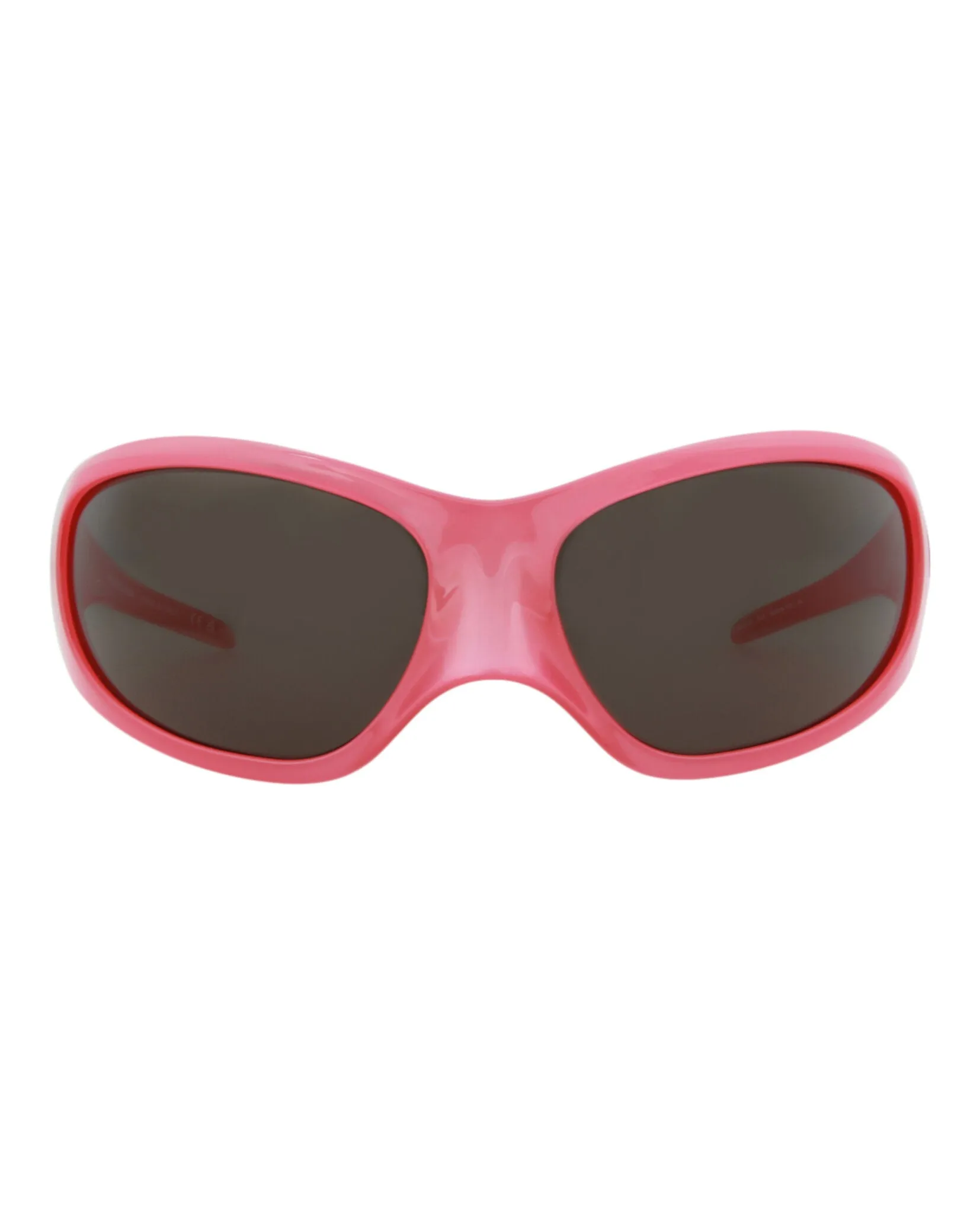 Balenciaga BB 0252S 30013804 002 Shield Plastic Pink Sunglasses with Grey Lens sold by Gaffos