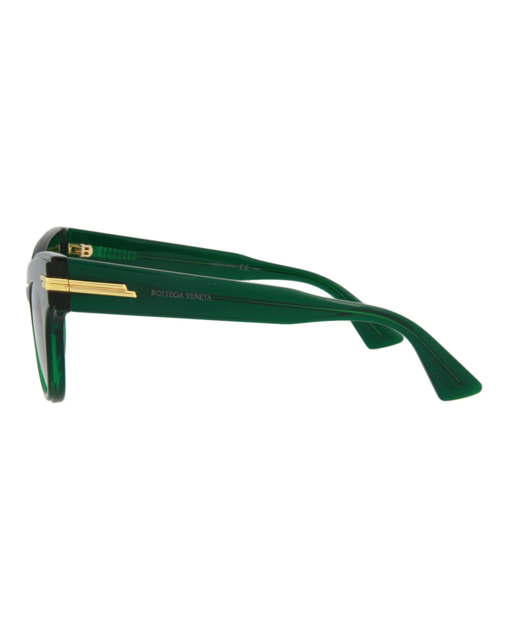 Bottega Veneta BV 1004S 30007851 005 Cat-Eye Plastic Green Sunglasses with Green Lens sold by Gaffos product image thumbnail 3