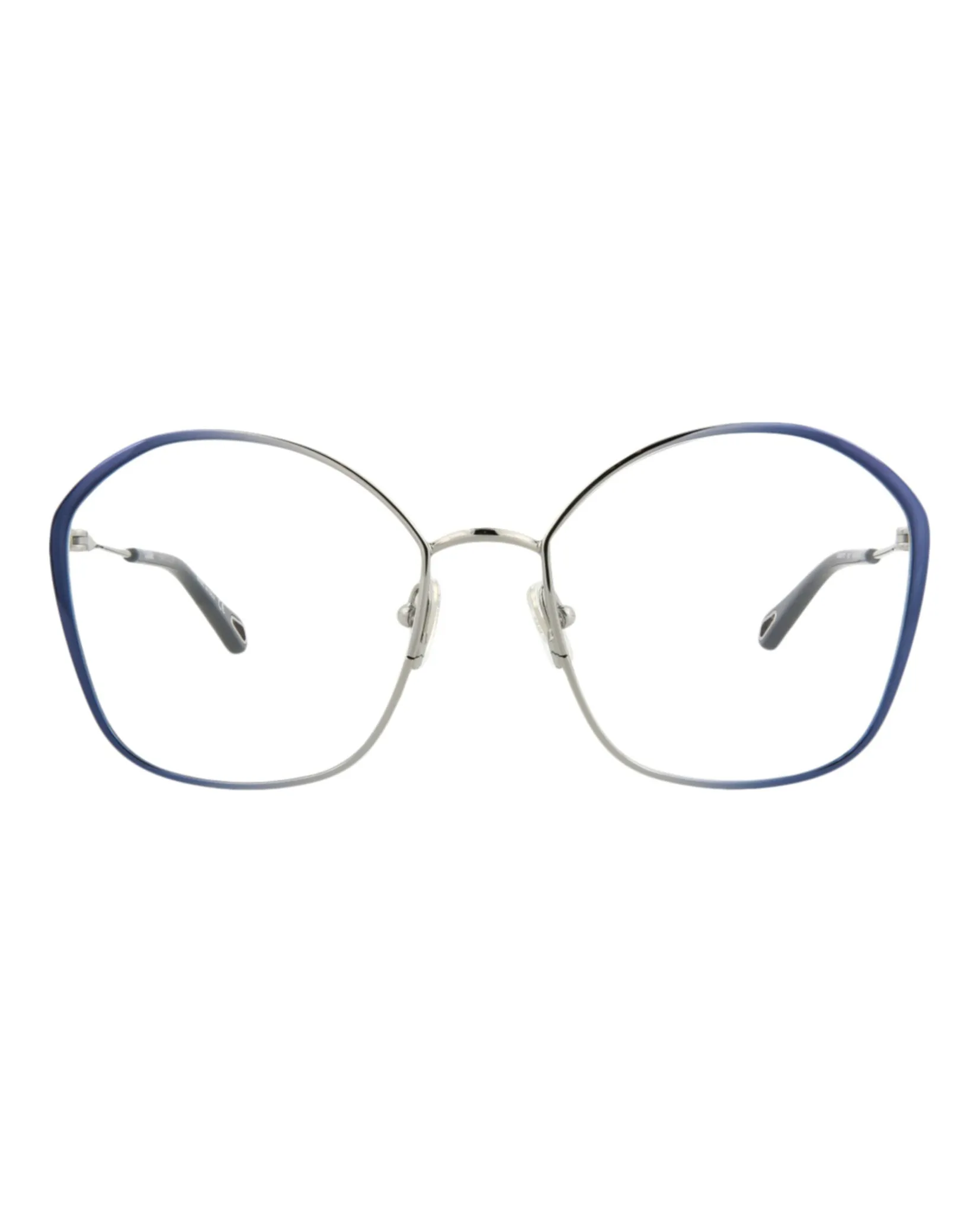 Chloé CH 0017O 30009856 001 Round Metal Blue Optical Frames with Transparent Lens sold by Gaffos
