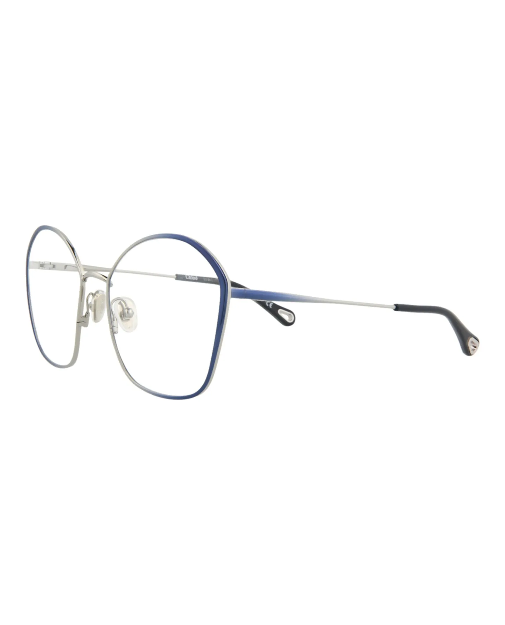 Chloé CH 0017O 30009856 001 Round Metal Blue Optical Frames with Transparent Lens sold by Gaffos product image thumbnail 2