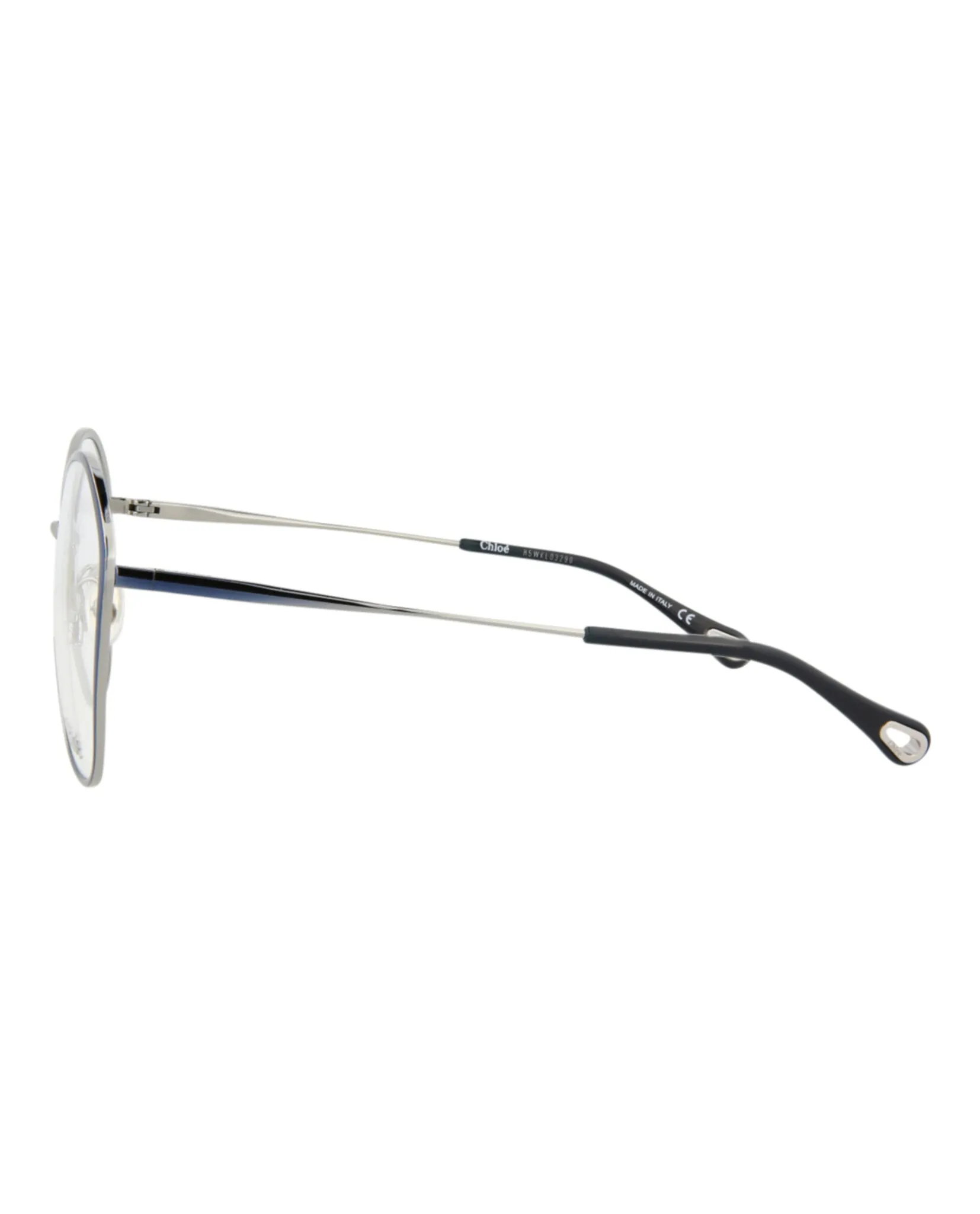Chloé CH 0017O 30009856 001 Round Metal Blue Optical Frames with Transparent Lens sold by Gaffos product image thumbnail 3