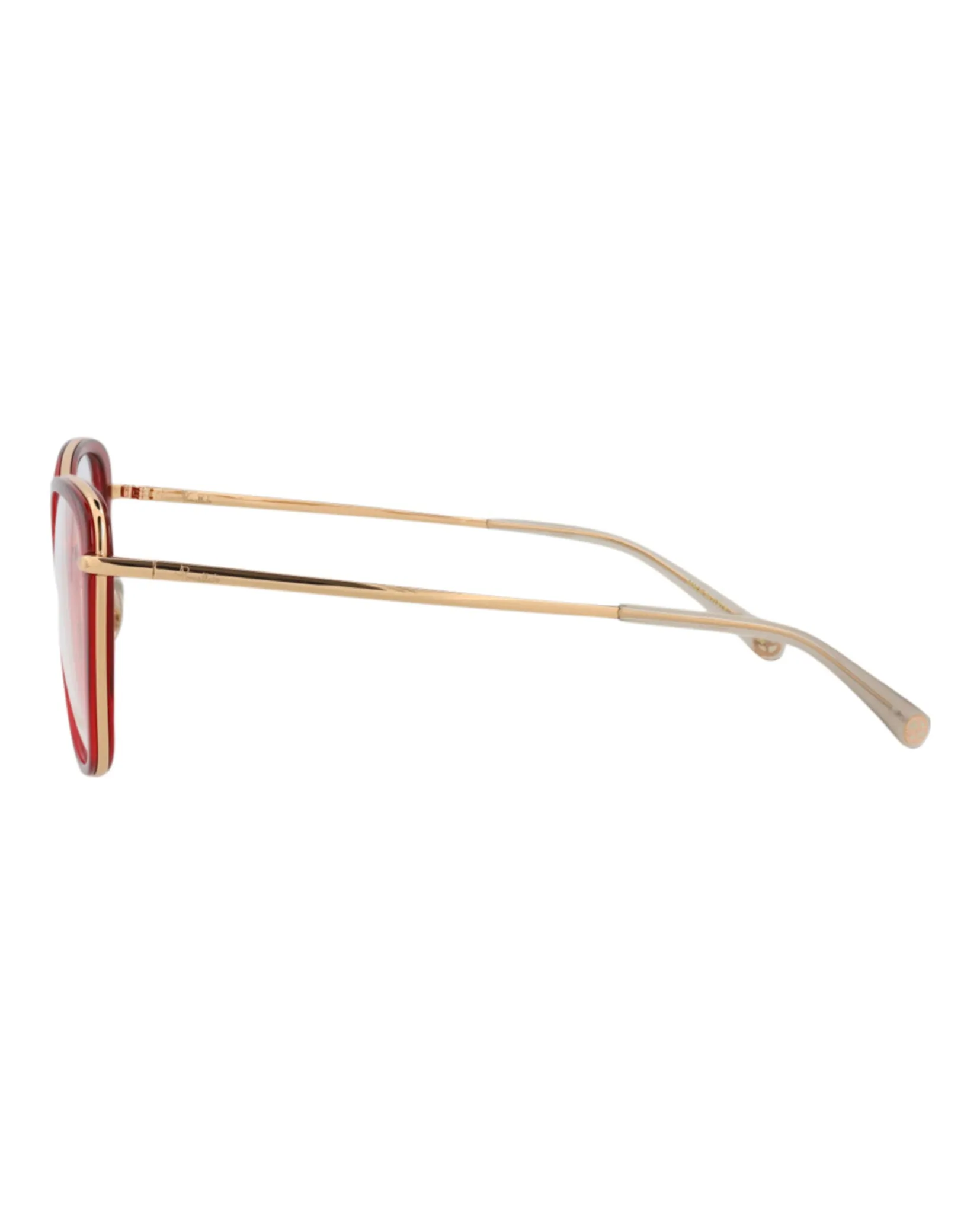 Pomellato PM 0084O 30008667 003 Cat-Eye Plastic Red Optical Frames with Gold Lens sold by Gaffos product image thumbnail 3