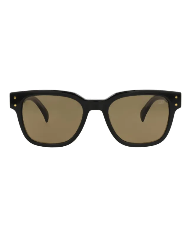 Dunhill DU 0045S 30012294 001 Square Plastic Black Sunglasses with Brown Lens sold by Gaffos