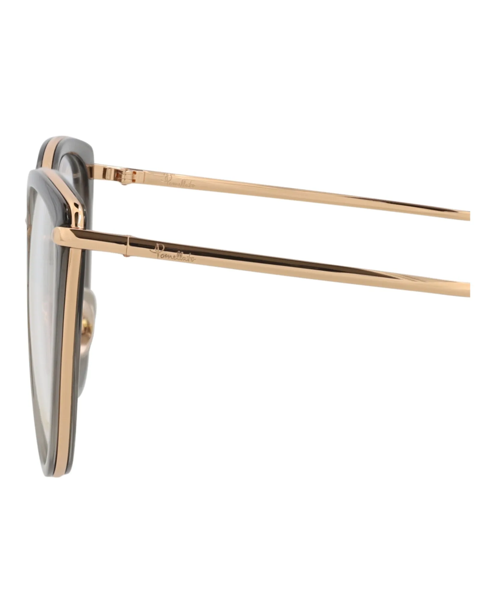 Pomellato PM 0083O 30008665 004 Cat-Eye Plastic Gold Optical Frames with Transparent Lens sold by Gaffos product image thumbnail 4