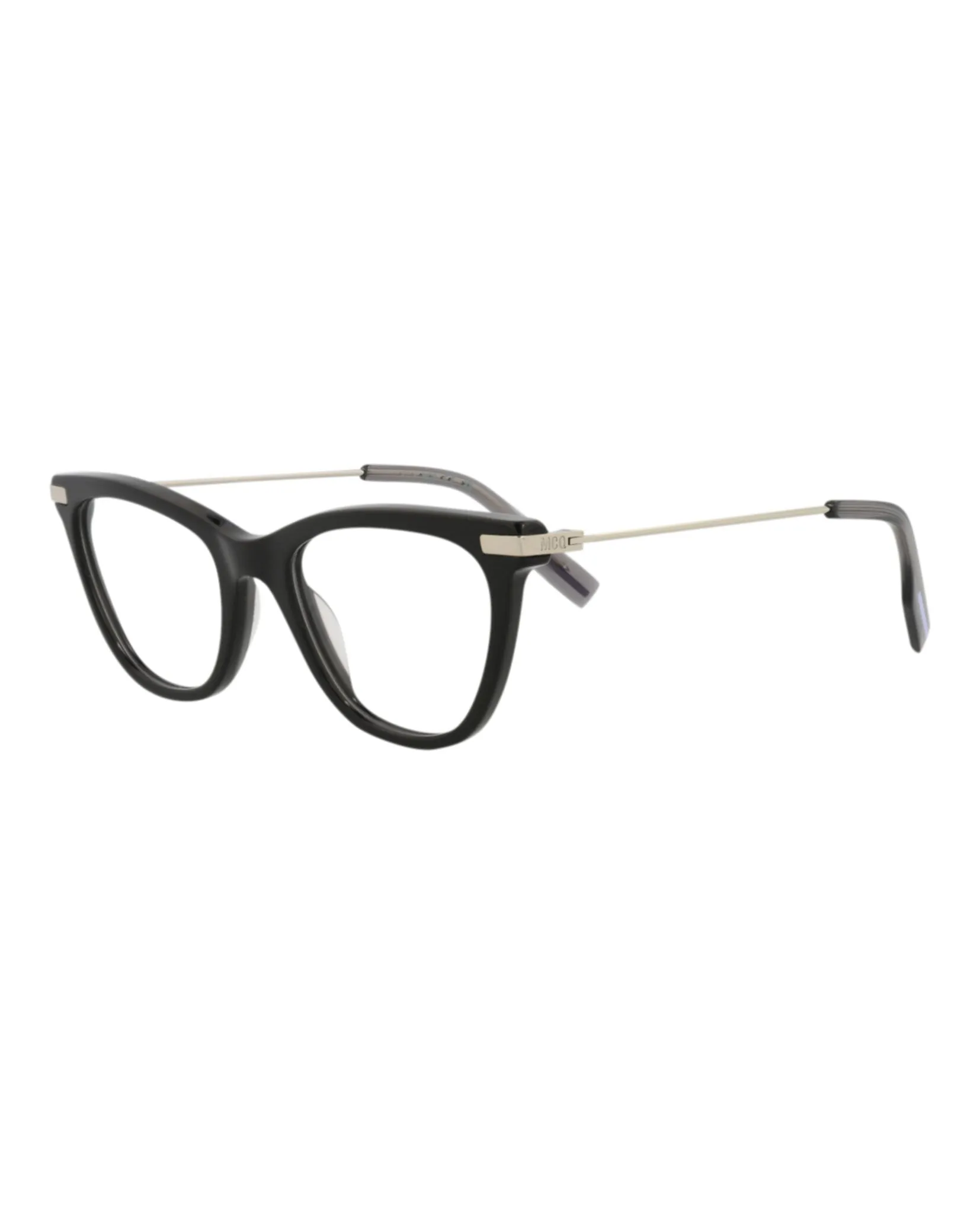 McQ Alexander McQueen MQ 0339O 30011569 001 Cat-Eye Plastic Silver Optical Frames with Transparent Lens sold by Gaffos product image thumbnail 2