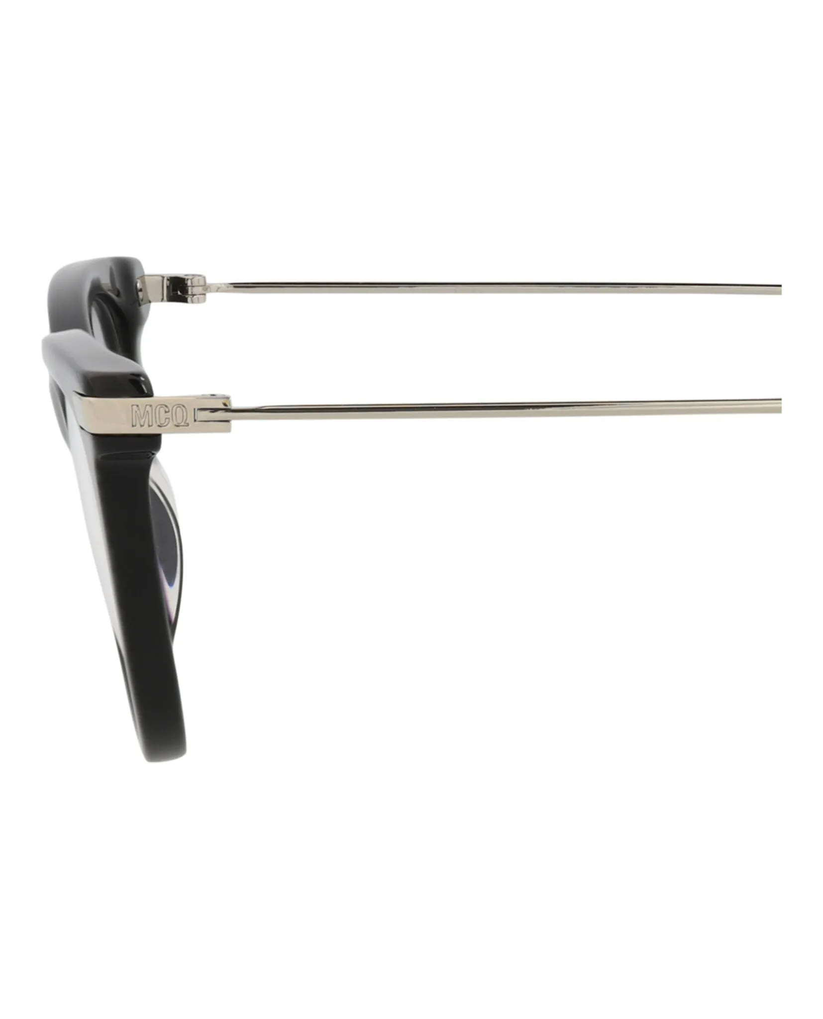 McQ Alexander McQueen MQ 0339O 30011569 001 Cat-Eye Plastic Silver Optical Frames with Transparent Lens sold by Gaffos product image thumbnail 4