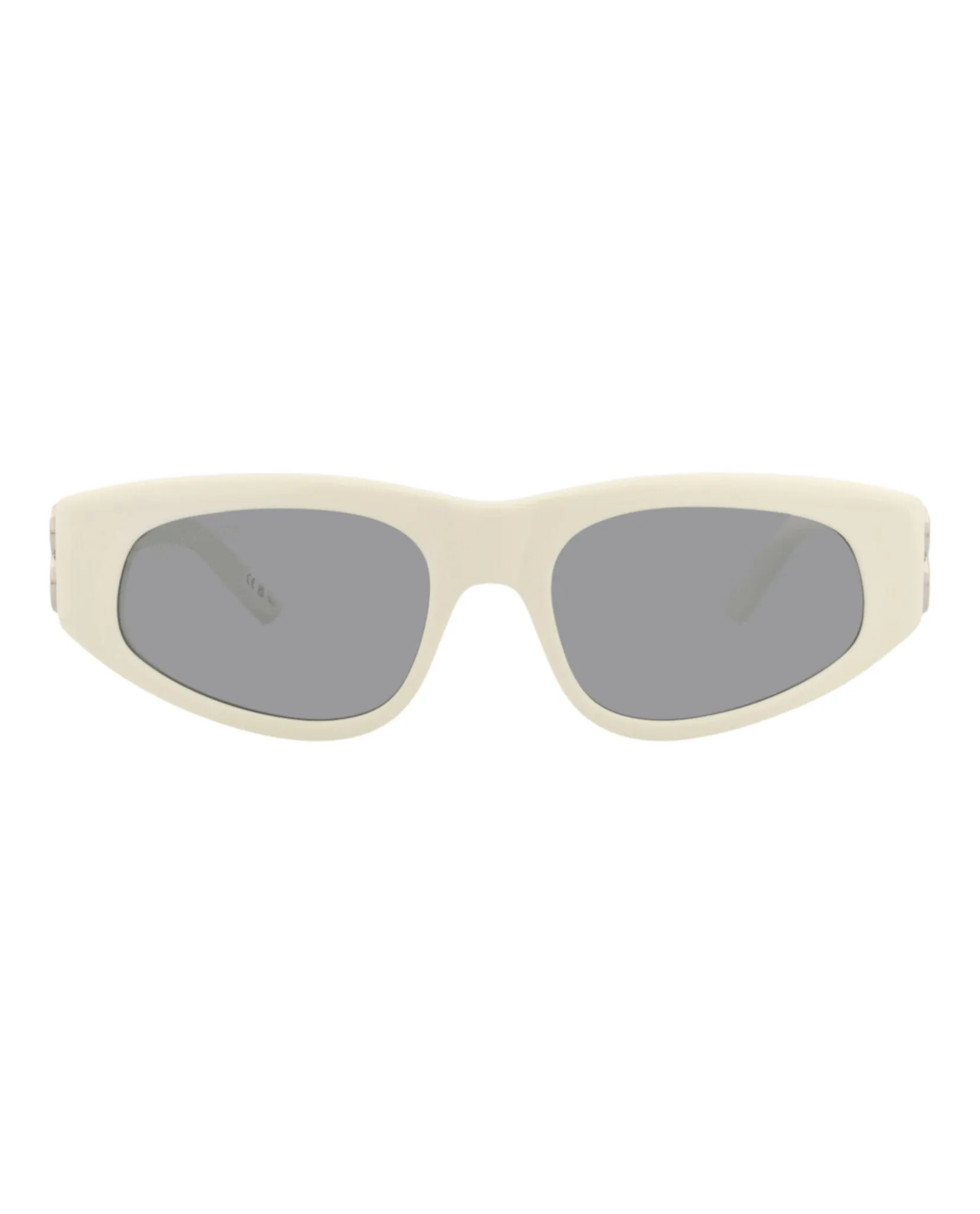 Balenciaga BB 0095S 30008868 021 Cat-Eye Plastic Silver Sunglasses with Silver Lens sold by Gaffos