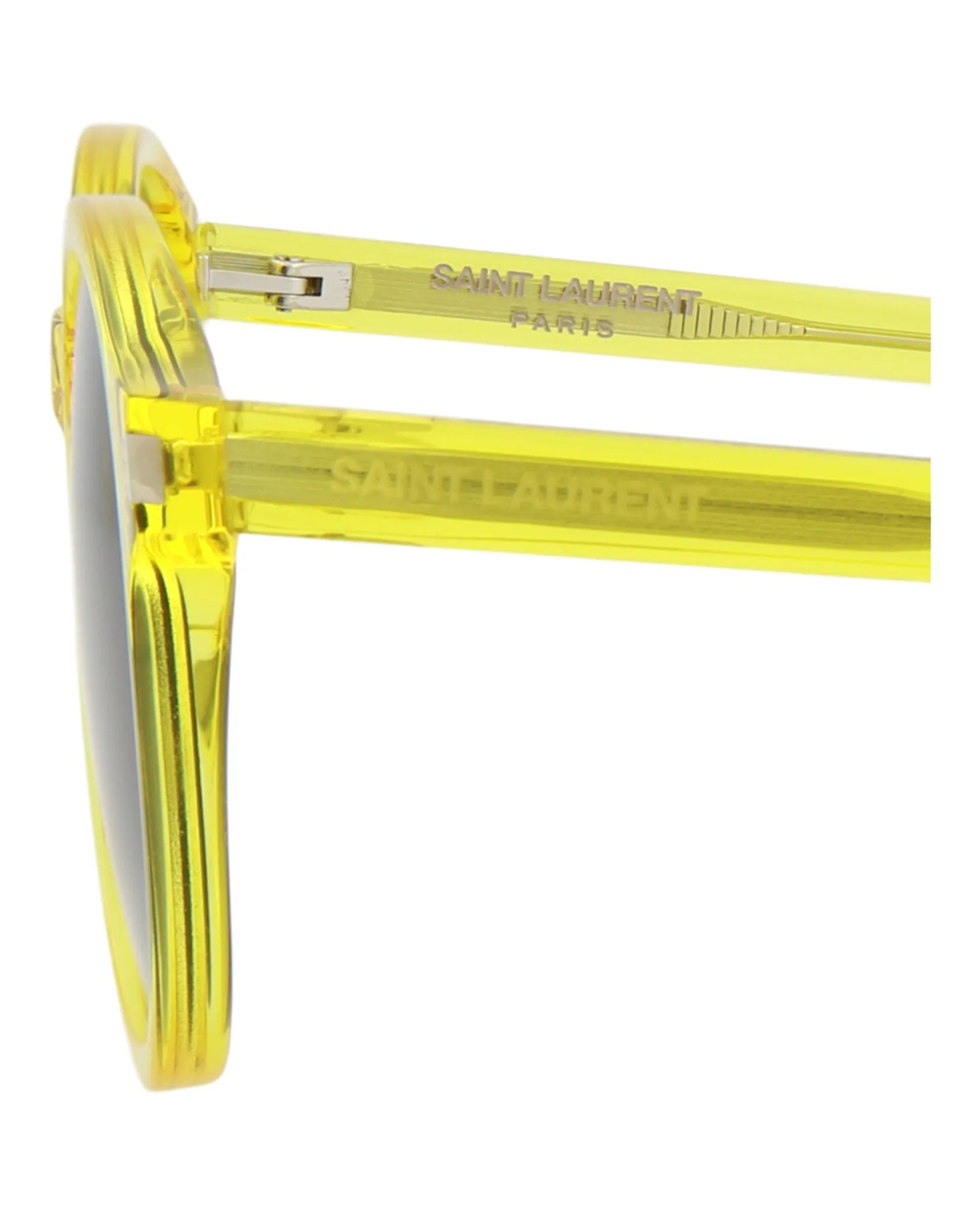 Saint Laurent SL 521 30013043 009 Round Plastic Yellow Sunglasses with Black Lens sold by Gaffos product image thumbnail 4