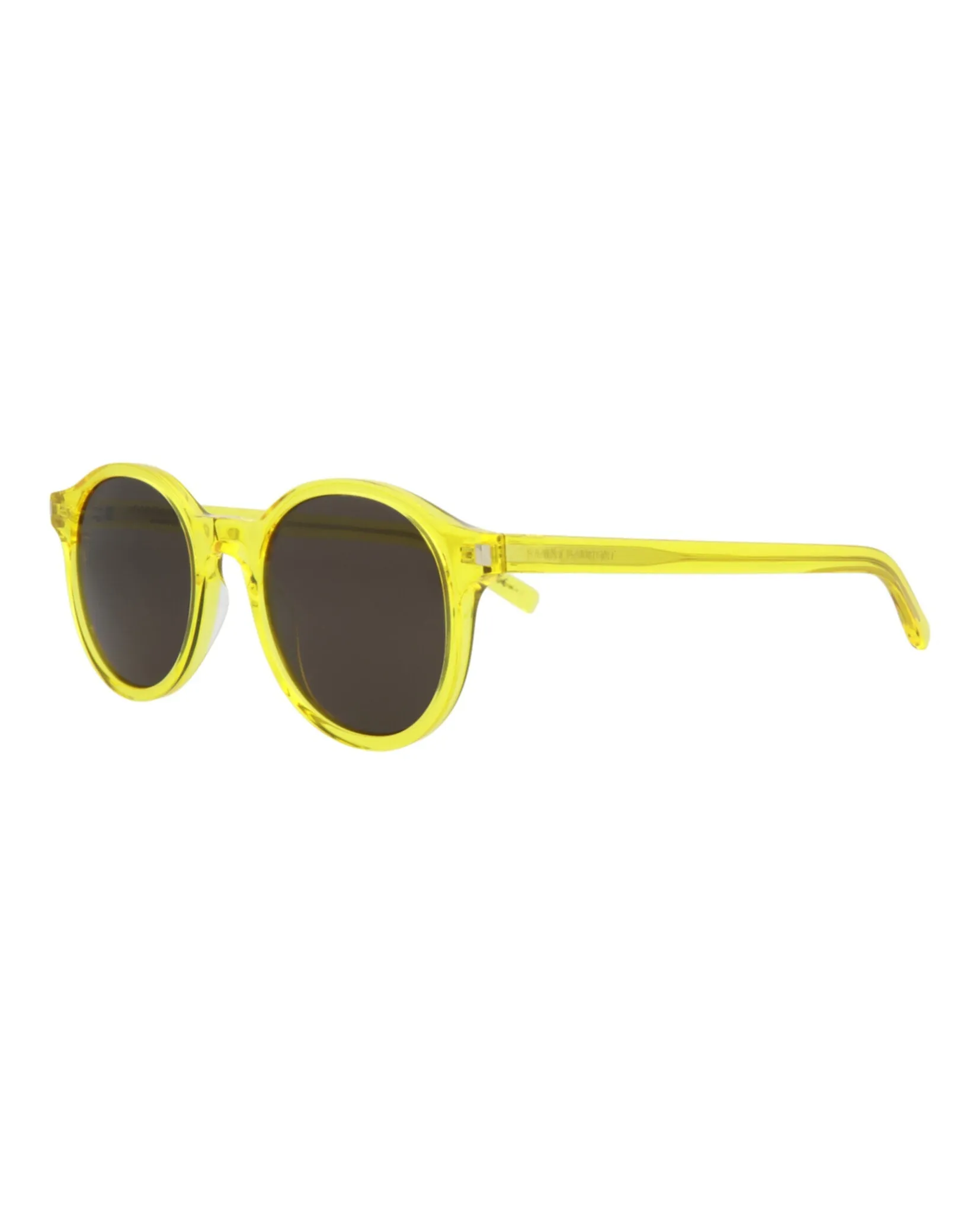 Saint Laurent SL 521 30013043 009 Round Plastic Yellow Sunglasses with Black Lens sold by Gaffos product image thumbnail 2