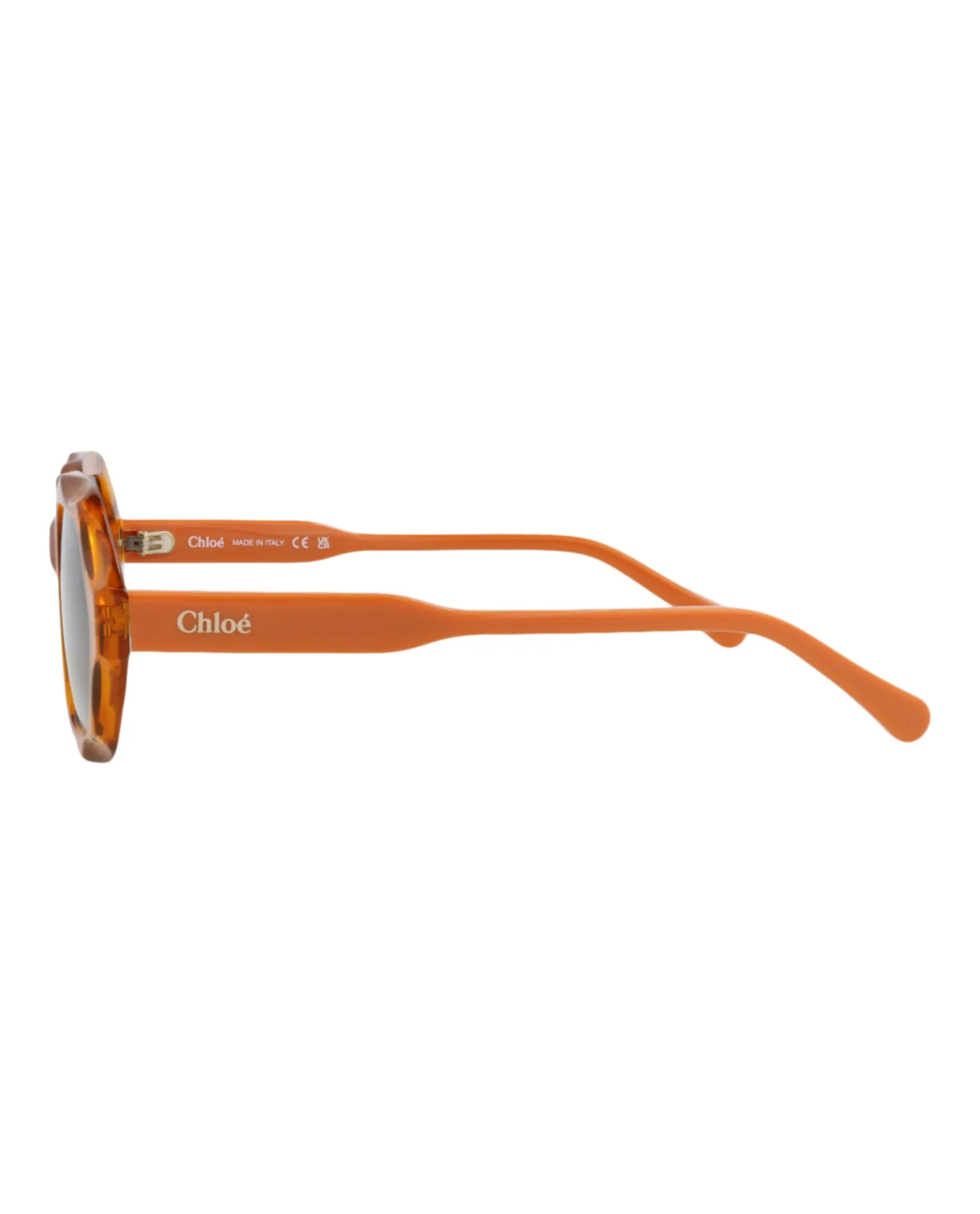 Chloé CH 0227S 30015142 004 Square Plastic Orange Sunglasses with Grey Lens sold by Gaffos product image thumbnail 3