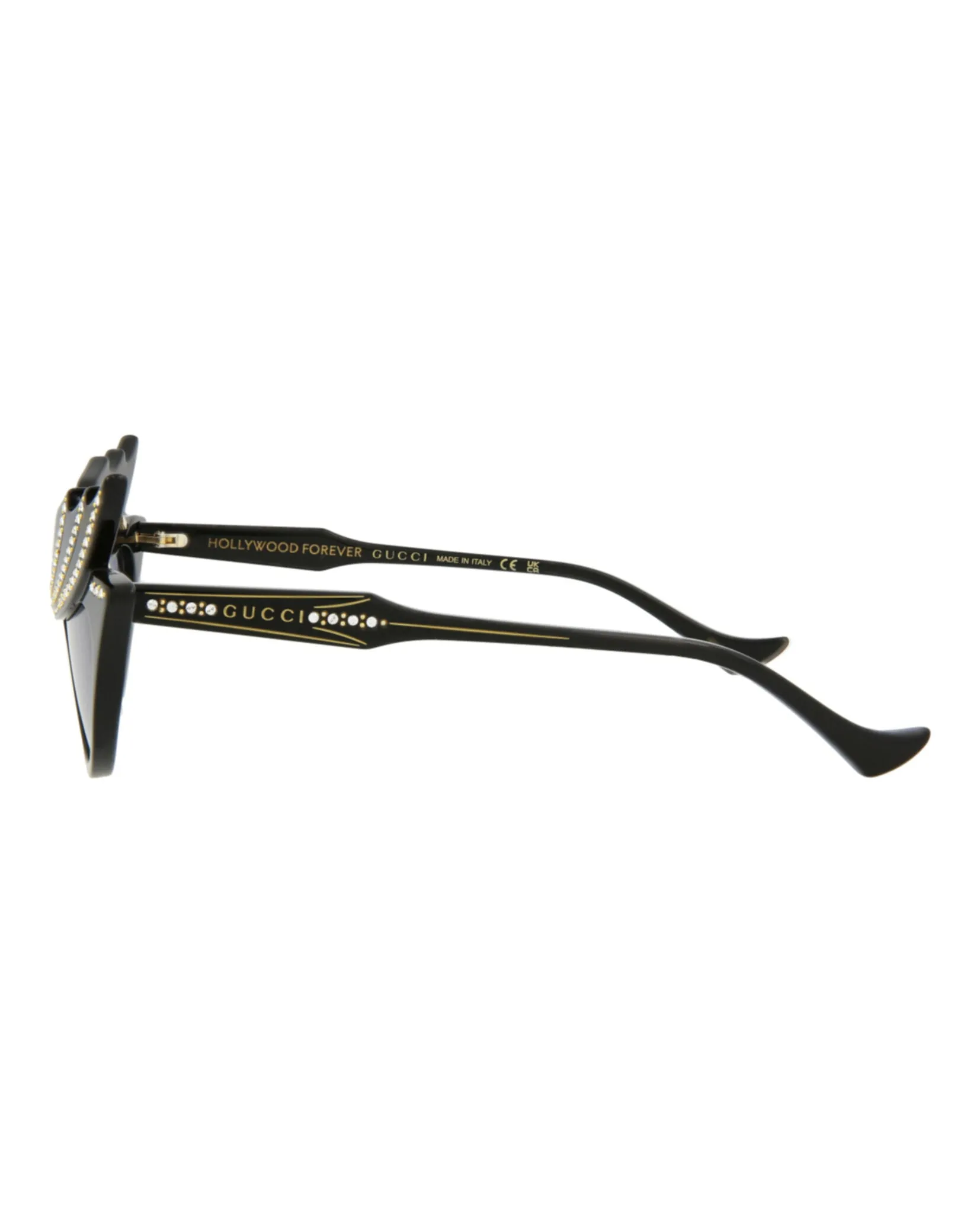 Gucci GG 1094S 30012857 001 Cat-Eye Plastic Black Sunglasses with Violet Lens sold by Gaffos product image thumbnail 3