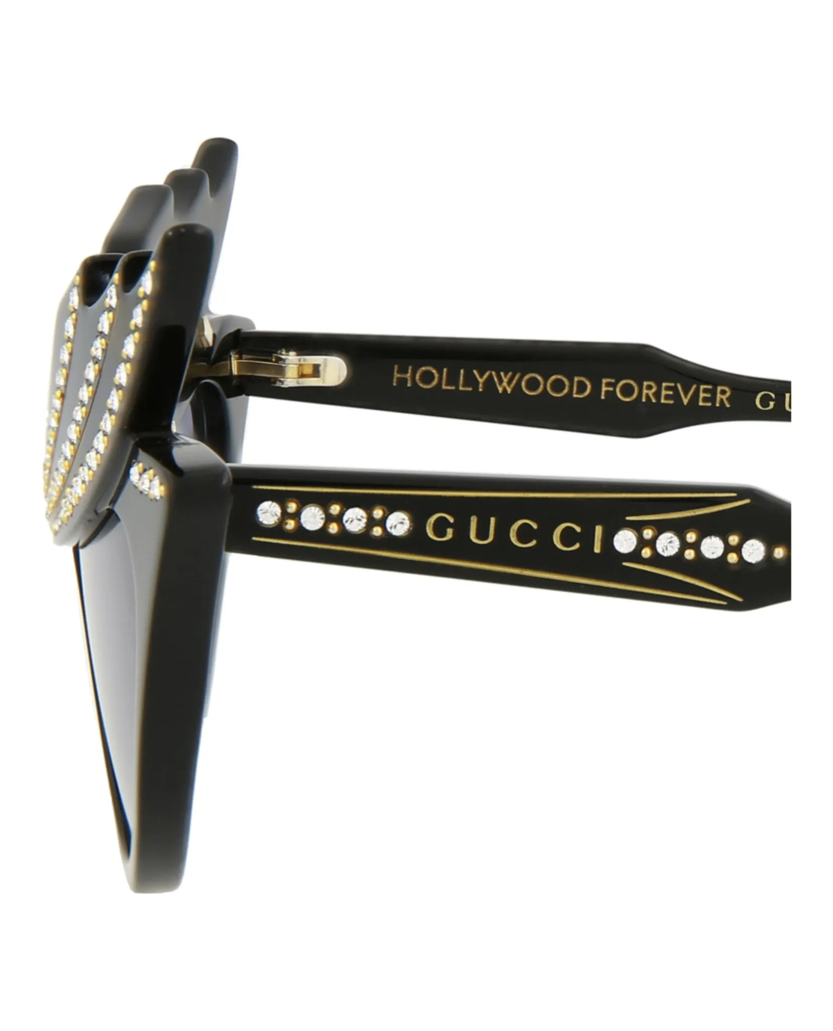 Gucci GG 1094S 30012857 001 Cat-Eye Plastic Black Sunglasses with Violet Lens sold by Gaffos product image thumbnail 4