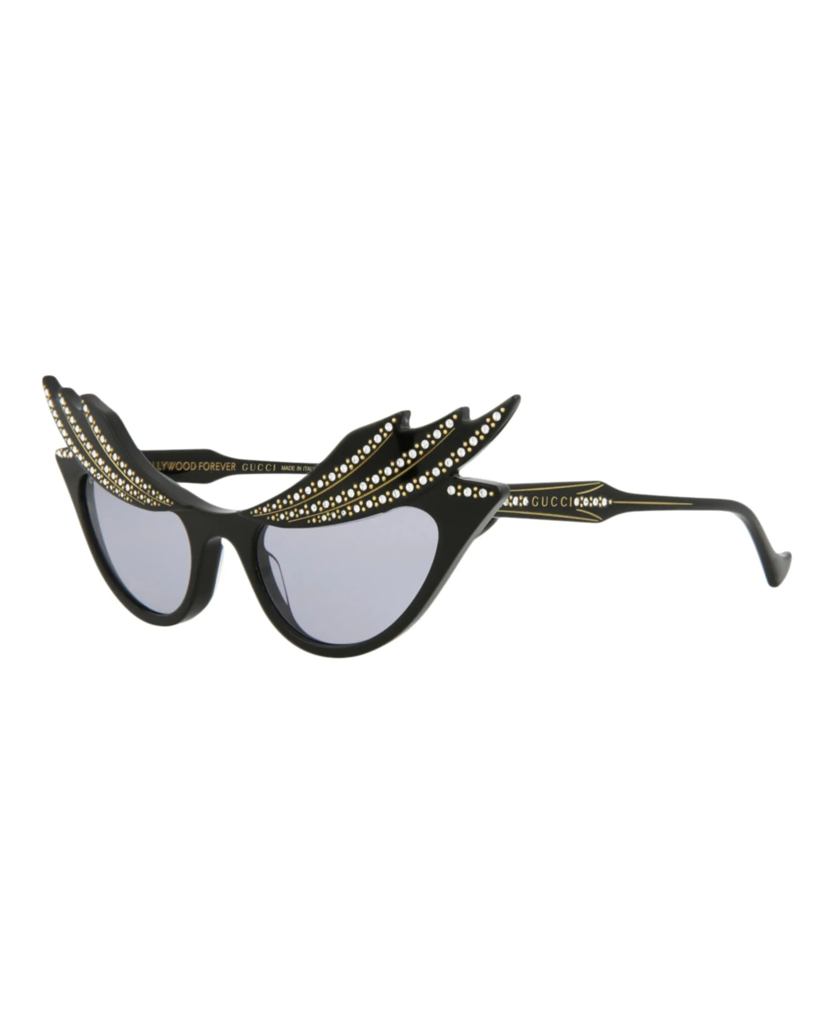 Gucci GG 1094S 30012857 001 Cat-Eye Plastic Black Sunglasses with Violet Lens sold by Gaffos product image thumbnail 2