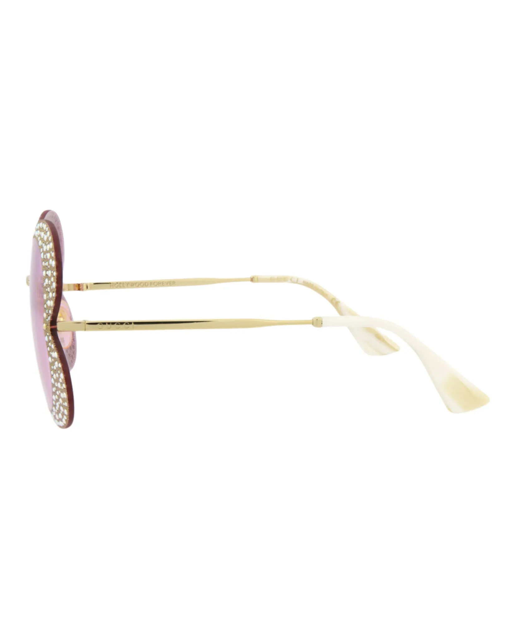 Gucci GG 0897S 30010507 001 Cat-Eye Metal Gold Sunglasses with Pink Lens sold by Gaffos product image thumbnail 3