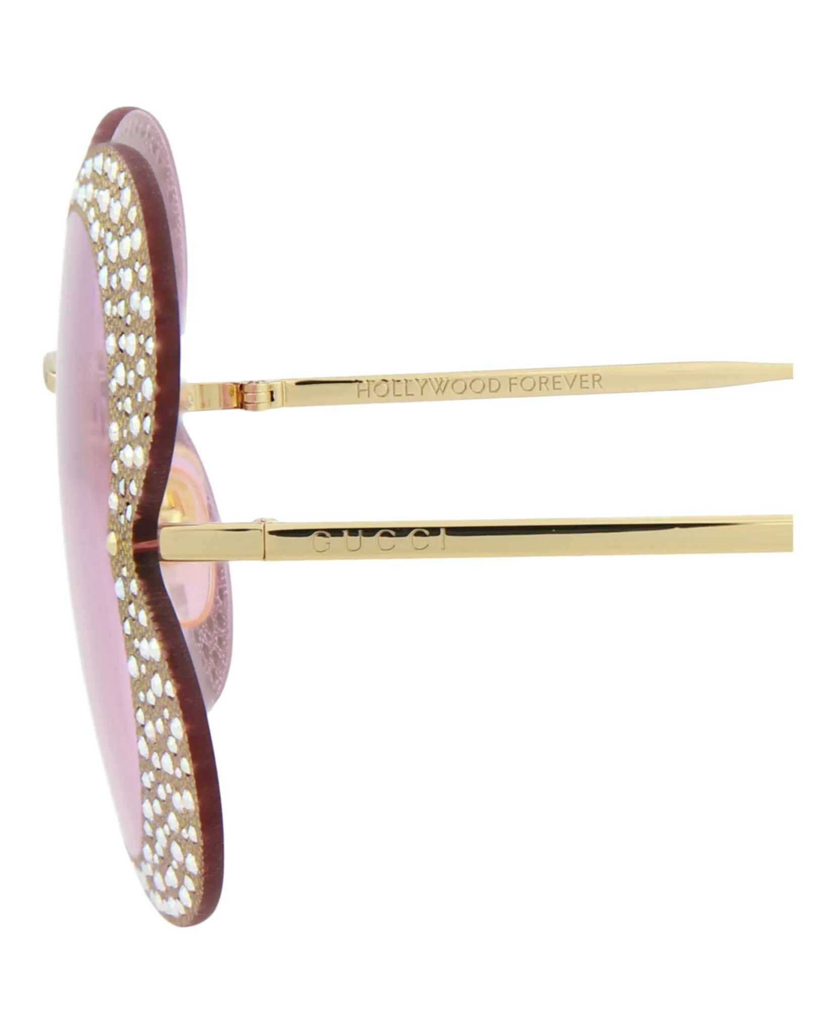Gucci GG 0897S 30010507 001 Cat-Eye Metal Gold Sunglasses with Pink Lens sold by Gaffos product image thumbnail 4
