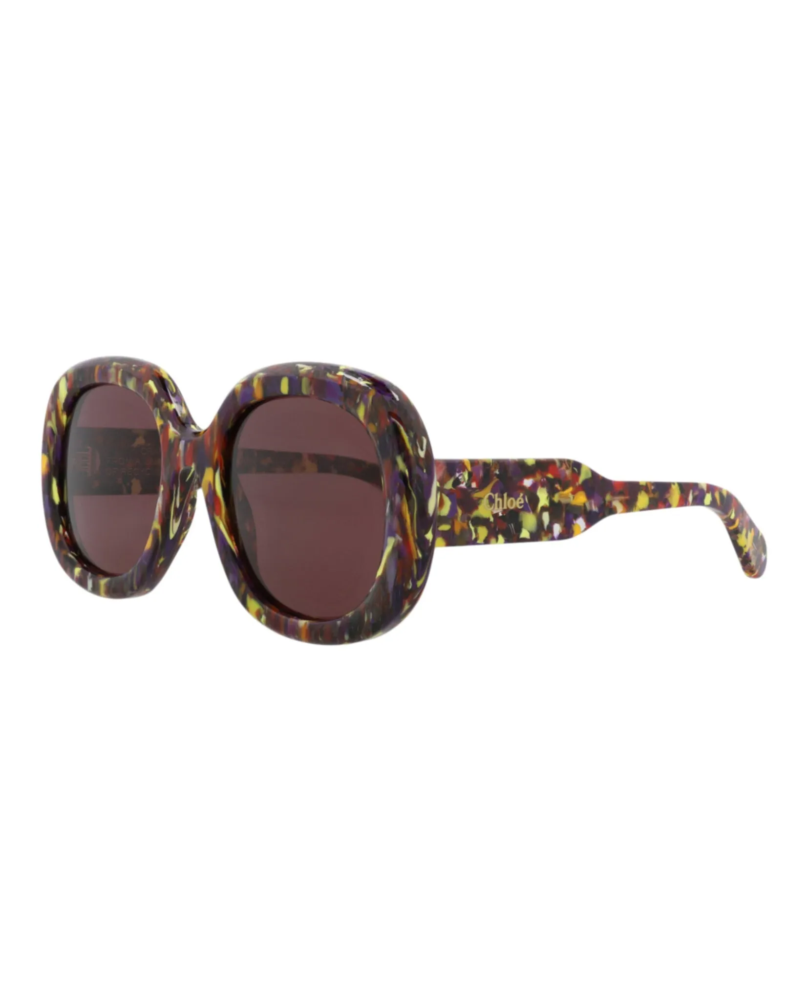 Chloé CH 0153S 30014078 012 Square Plastic Violet Sunglasses with Violet Lens sold by Gaffos product image thumbnail 2