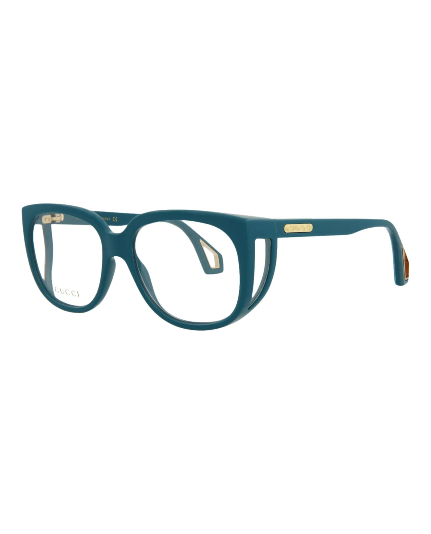 Gucci GG 0470O 30006525 003 Square Plastic Blue Optical Frames with Transparent Lens sold by Gaffos product image thumbnail 2