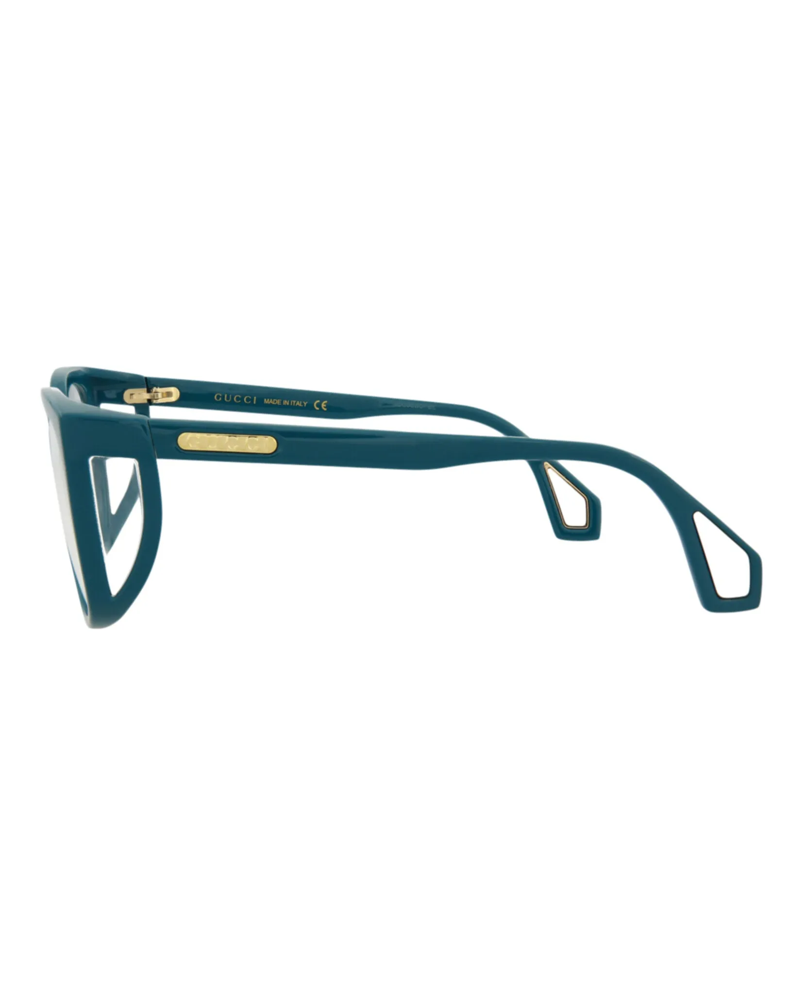 Gucci GG 0470O 30006525 003 Square Plastic Blue Optical Frames with Transparent Lens sold by Gaffos product image thumbnail 3