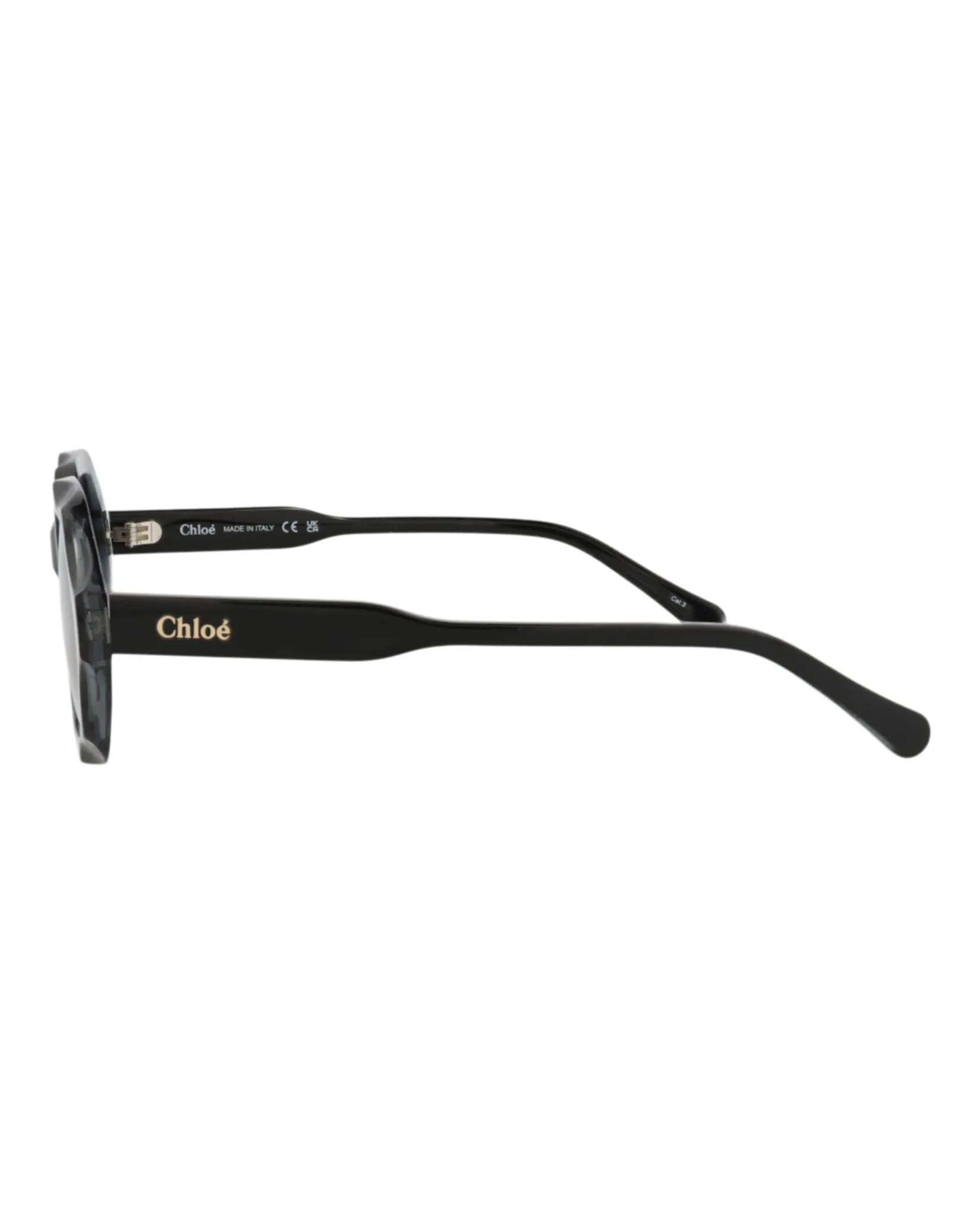 Chloé CH 0227S 30015142 001 Square Plastic Black Sunglasses with Grey Lens sold by Gaffos product image thumbnail 3