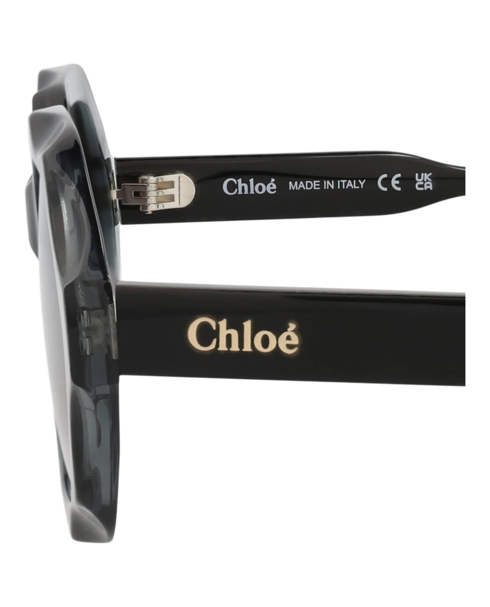 Chloé CH 0227S 30015142 001 Square Plastic Black Sunglasses with Grey Lens sold by Gaffos product image thumbnail 4