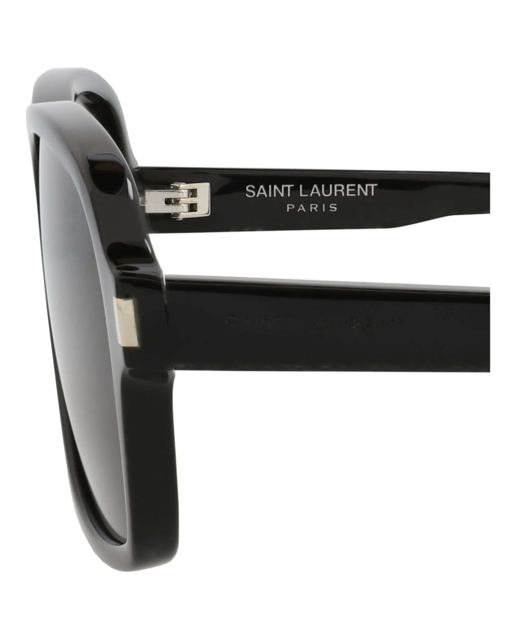 Saint Laurent SL 609CAROL 30014608 001 Aviator Plastic Black Sunglasses with Black Lens sold by Gaffos product image thumbnail 4