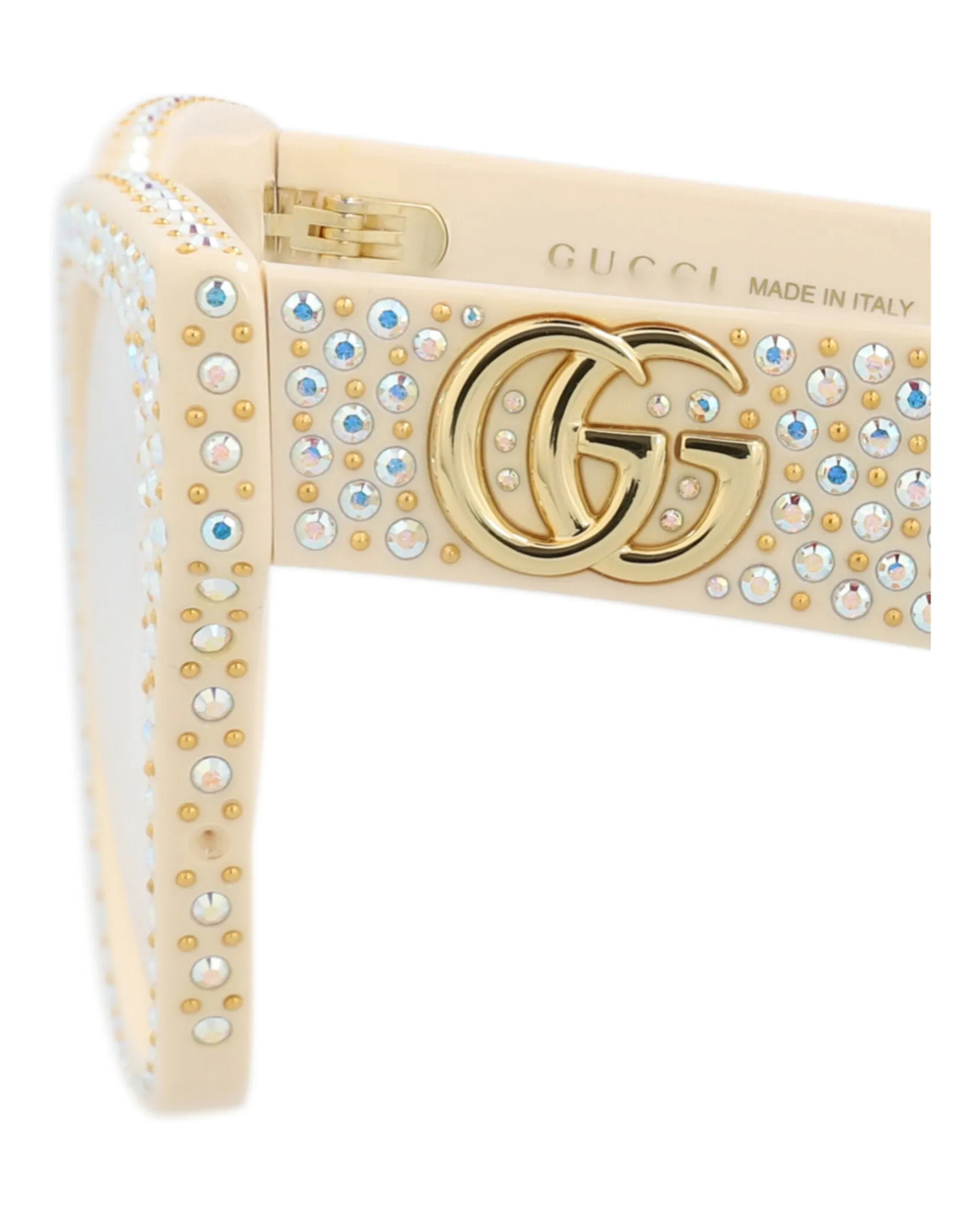 Gucci GG 1424S 30014526 001 Cat-Eye Plastic Ivory Sunglasses with Transparent Lens sold by Gaffos product image thumbnail 4