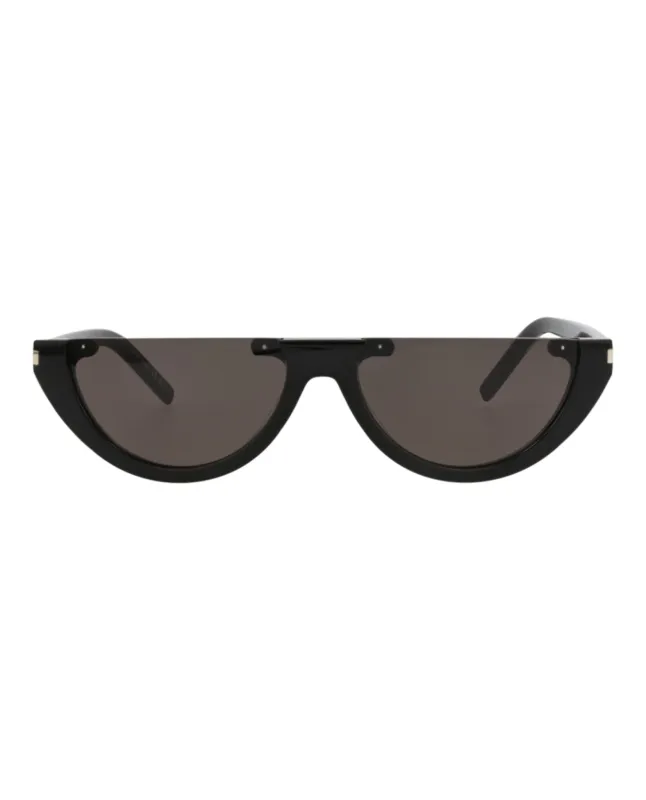 Saint Laurent SL 563 30013780 001 Cat-Eye Plastic Black Sunglasses with Black Lens sold by Gaffos