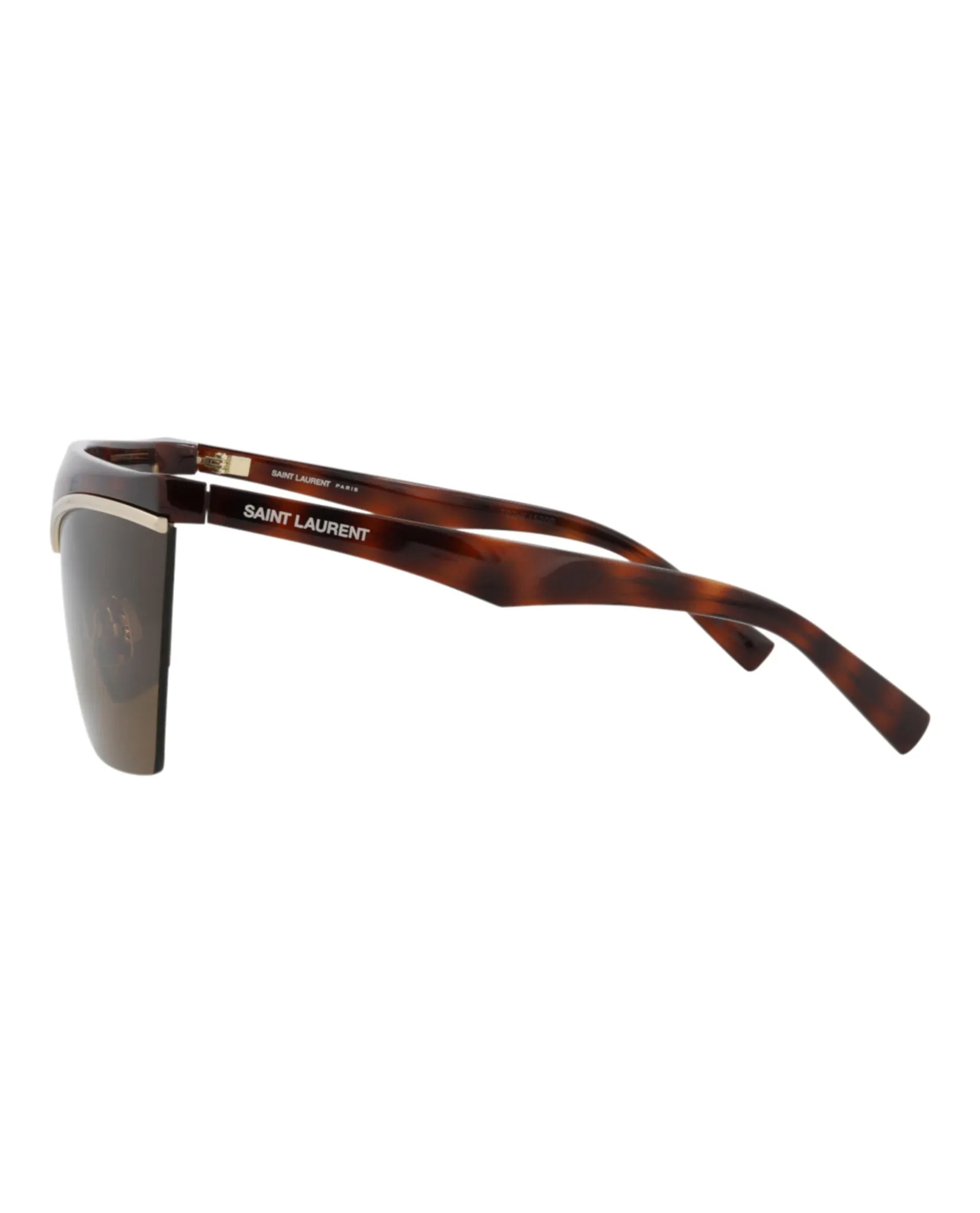 Saint Laurent SL 614MASK 30014960 002 Shield Metal Havana Sunglasses with Brown Lens sold by Gaffos product image thumbnail 3
