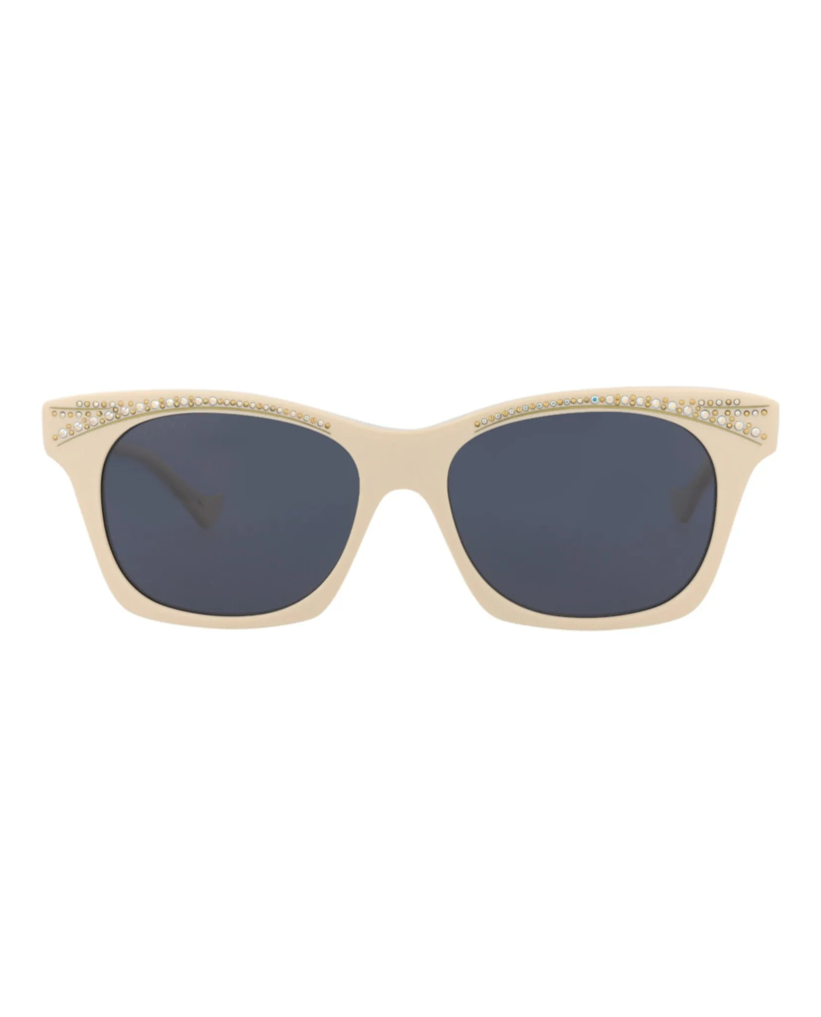 Gucci GG 1299S 30013902 004 Cat-Eye Plastic Ivory Sunglasses with Blue Lens sold by Gaffos