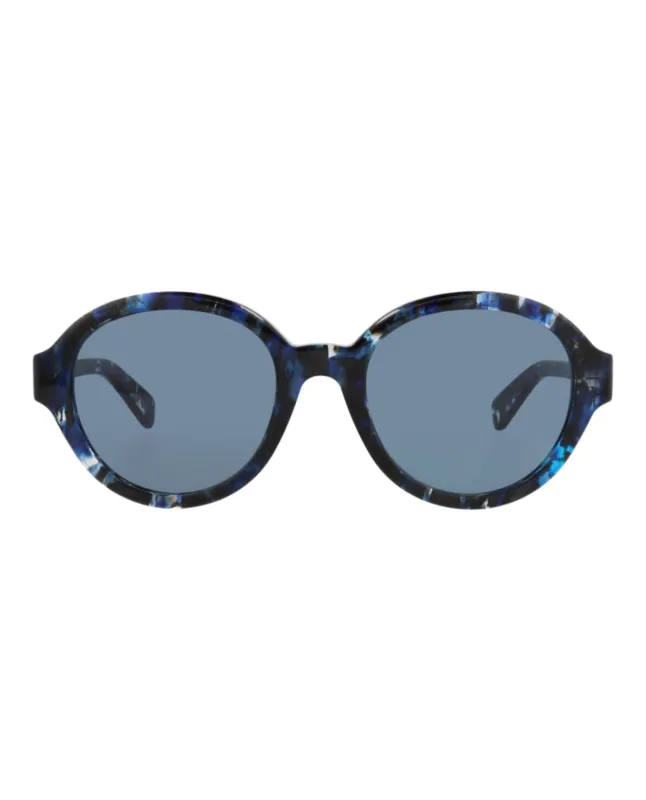 Chloé CH 0156SK 30014195 003 Round Plastic Blue Sunglasses with Blue Lens sold by Gaffos