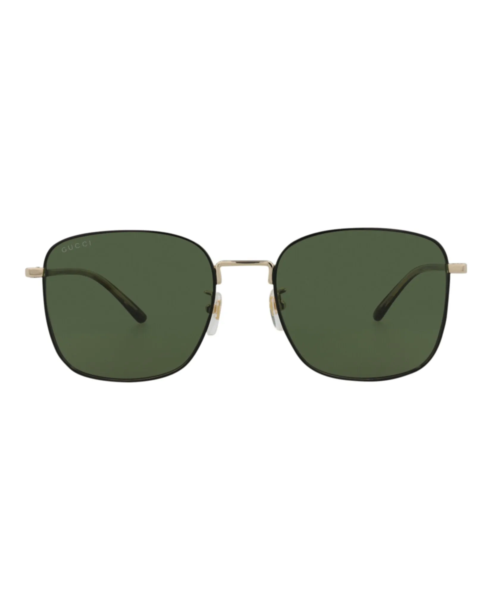 Gucci GG 1350S 30013913 003 Square Metal Havana Sunglasses with Green Lens sold by Gaffos