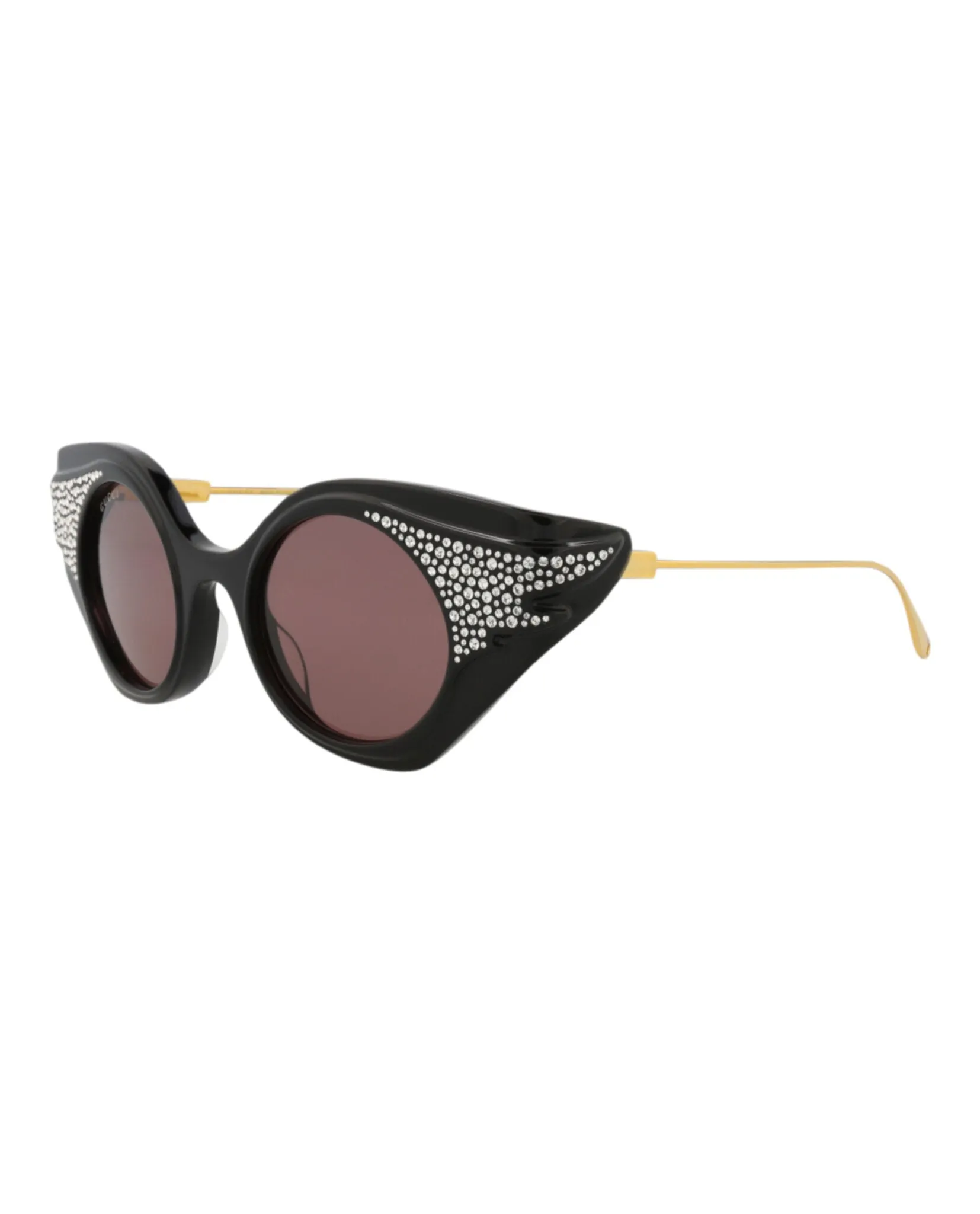 Gucci GG 1327S 30013927 001 Cat-Eye Plastic Gold Sunglasses with Brown Lens sold by Gaffos product image thumbnail 2