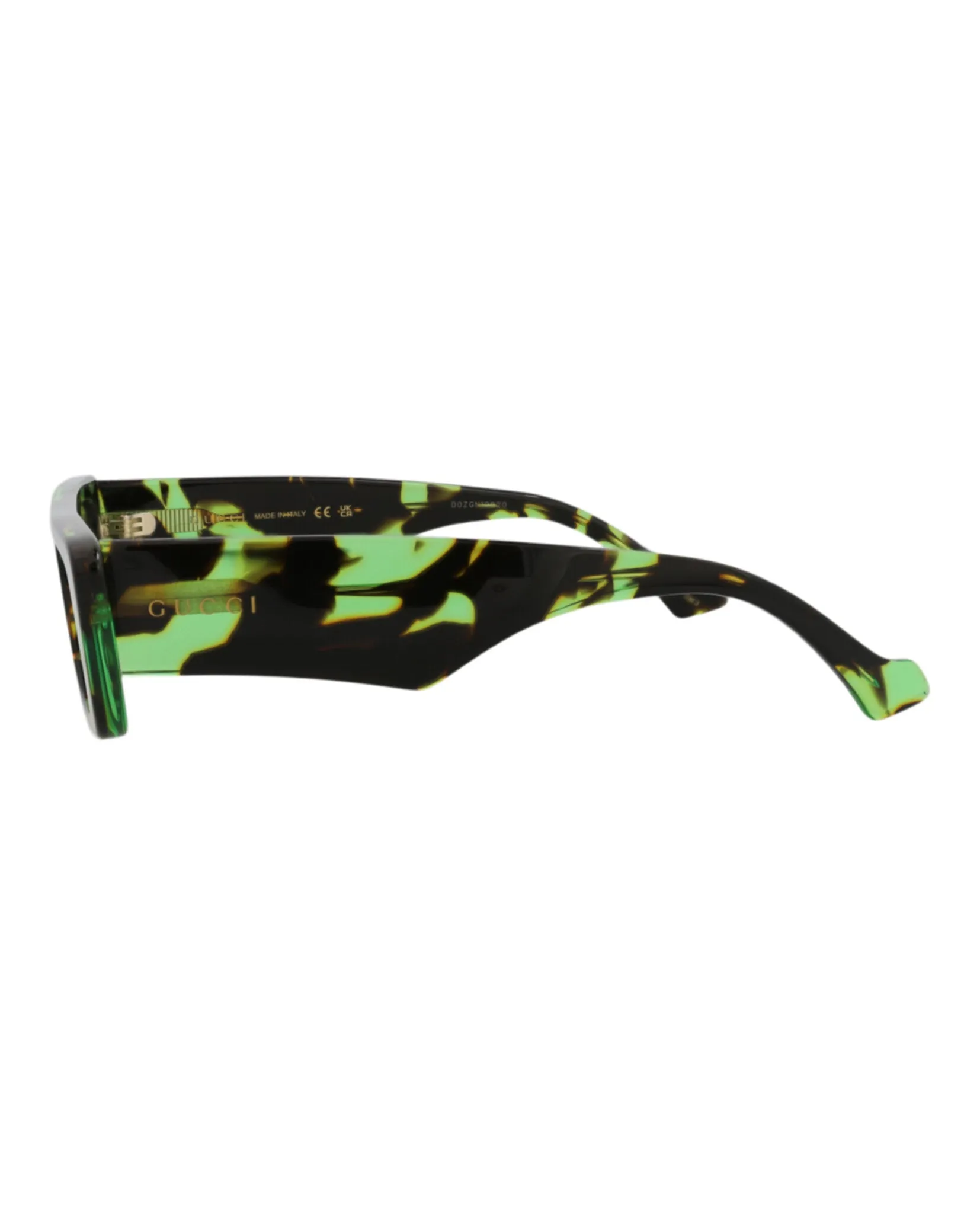 Gucci GG 1331S 30013890 008 Square Plastic Havana Sunglasses with Green Lens sold by Gaffos product image thumbnail 3