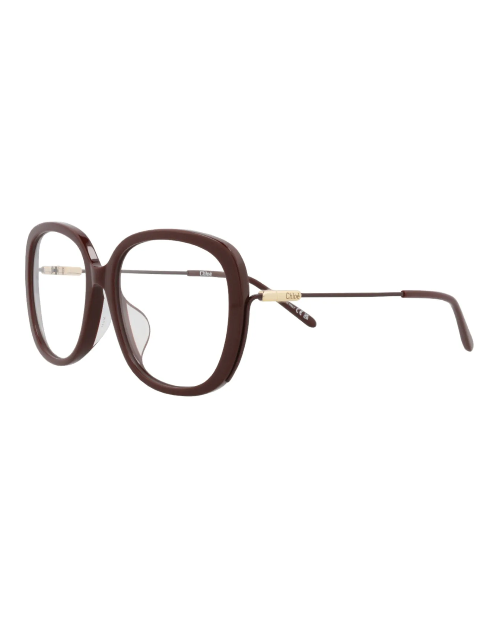 Chloé CH 0176OA 30014199 003 Round Plastic Brown Optical Frames with Transparent Lens sold by Gaffos product image thumbnail 2