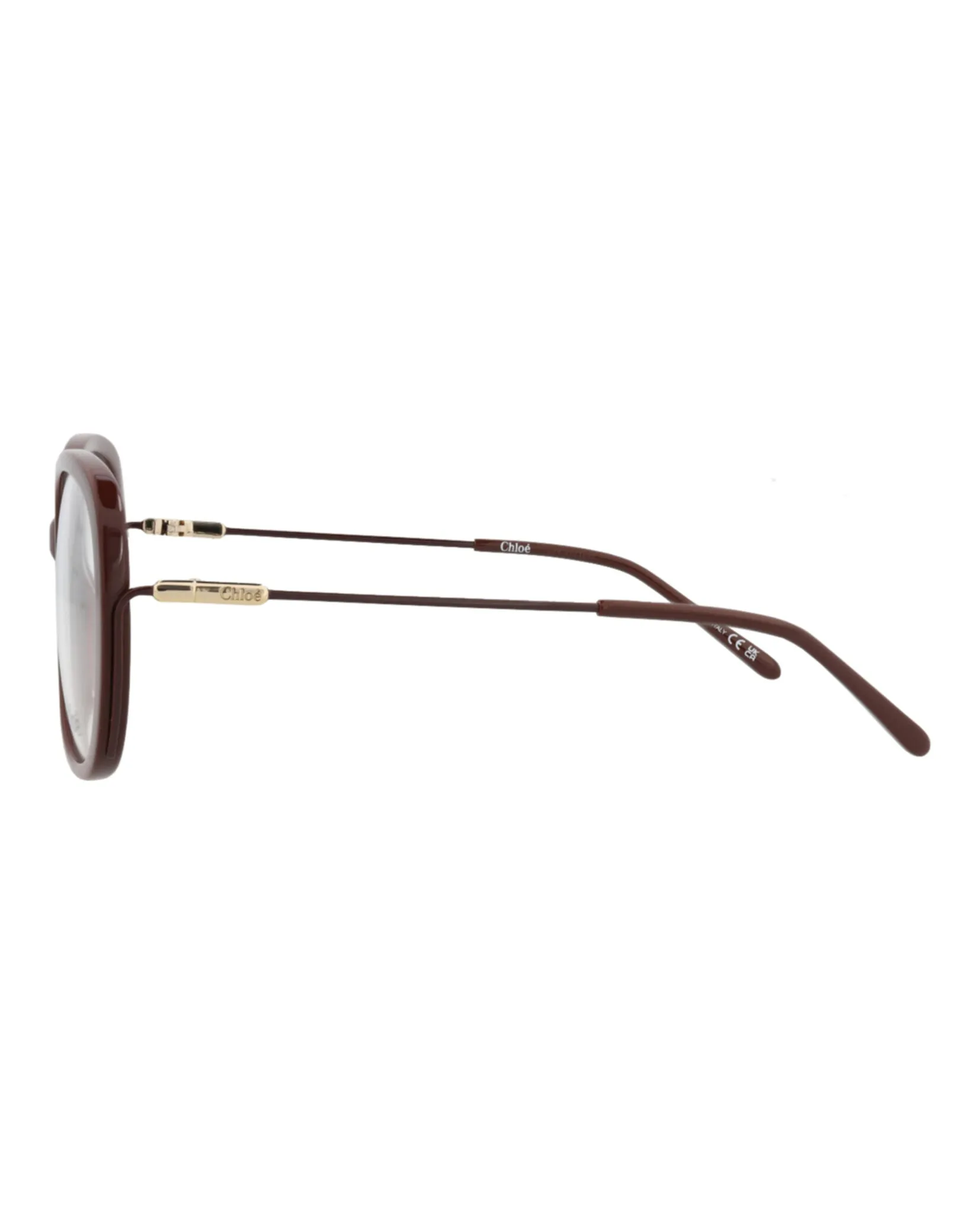 Chloé CH 0176OA 30014199 003 Round Plastic Brown Optical Frames with Transparent Lens sold by Gaffos product image thumbnail 3