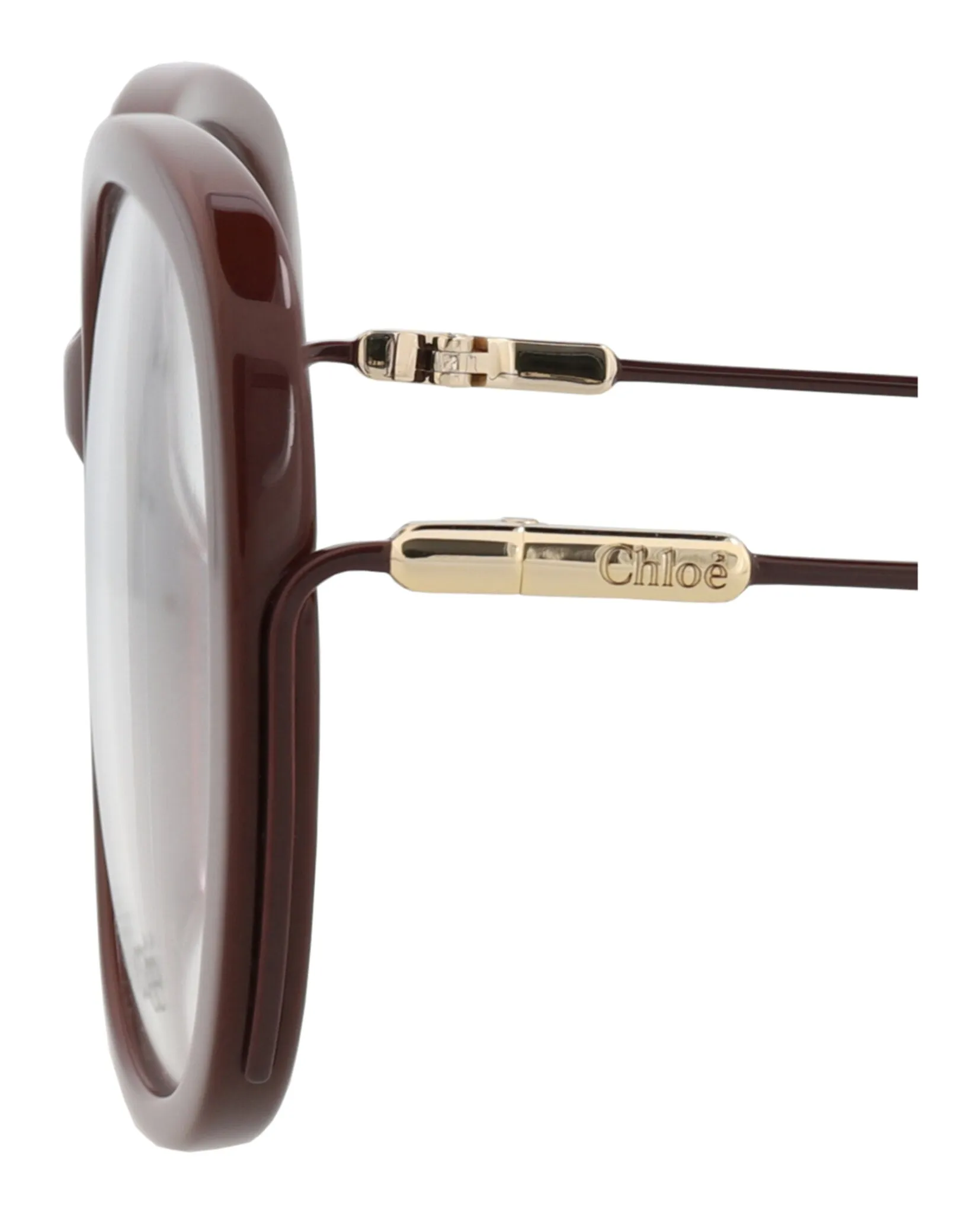 Chloé CH 0176OA 30014199 003 Round Plastic Brown Optical Frames with Transparent Lens sold by Gaffos product image thumbnail 4